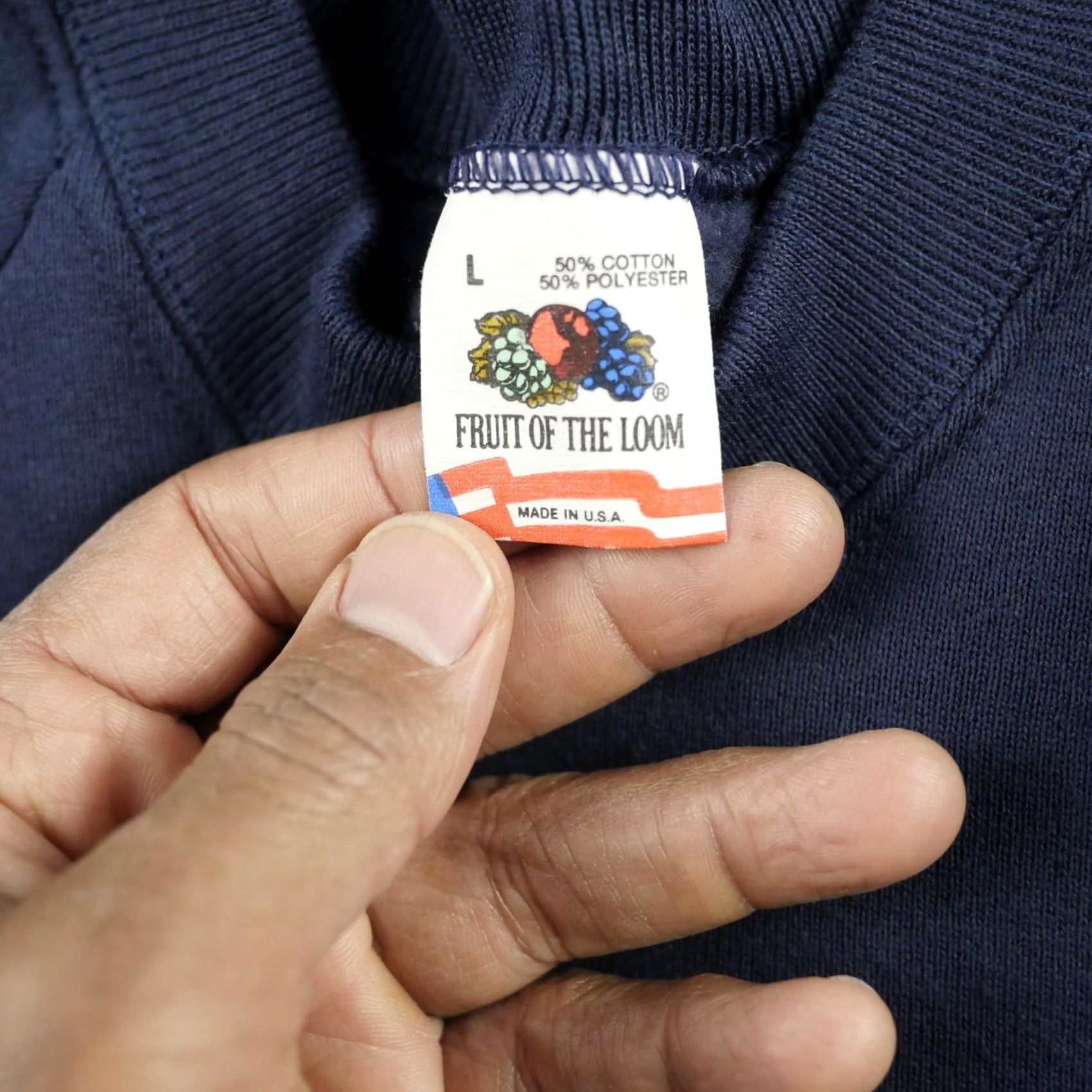 Fruit Of The Loom VINTAGE Syracuse University Sweatshirt Mens Large Blue Fruit of the Loom USA 90s Crewneck Size US L / EU 52-54 / 3 - 5 Thumbnail