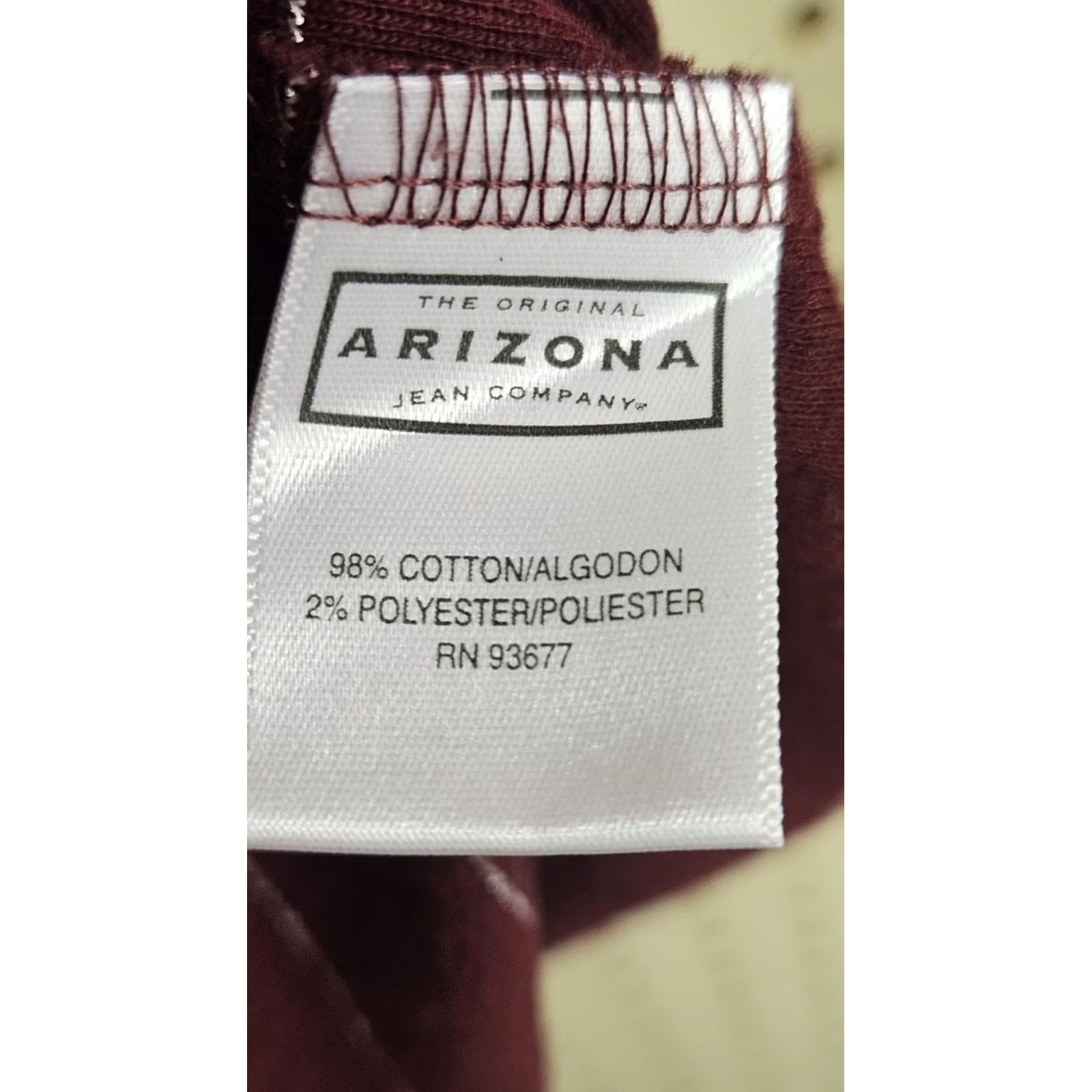 Vintage Favorite V-Neck Striped Long Sleeve T-Shirt Maroon M Women Size M / US 6-8 / IT 42-44 - 6 Thumbnail