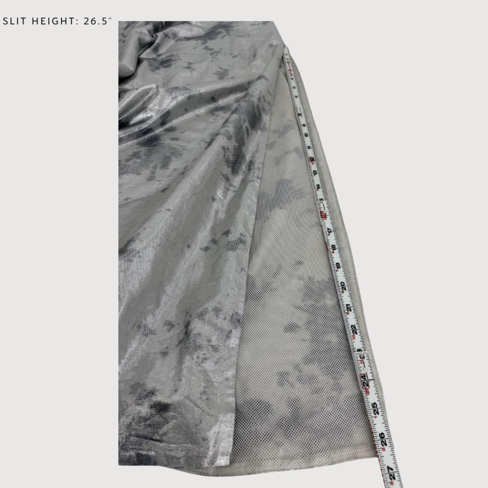 Other Norblack Norwhite Metallic Slip Dress Silver M Size M / US 6-8 / IT 42-44 - 8 Thumbnail