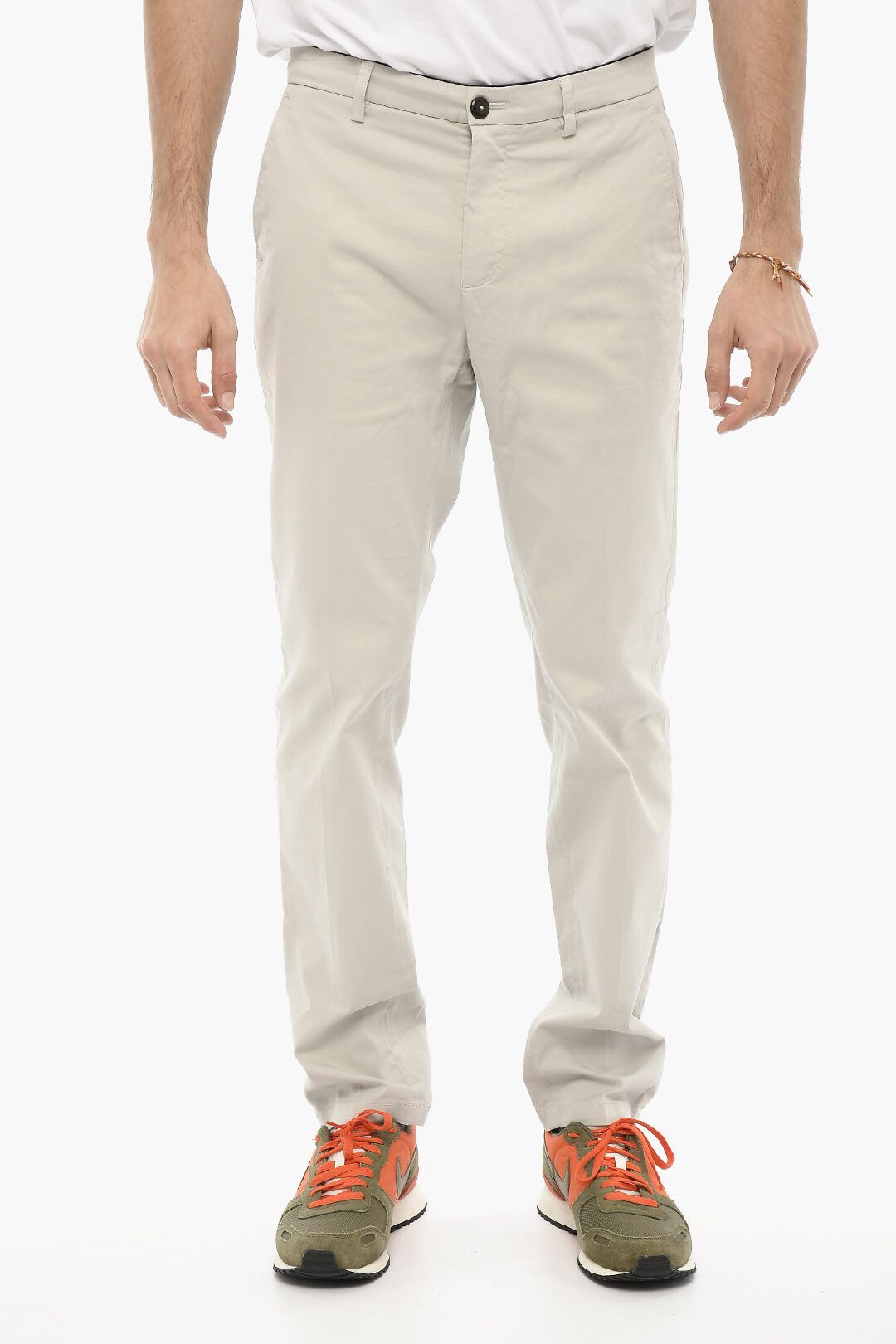 image of Department 5 Og1Mm0424 Cotton Twill David Pant In Grey, Men's (Size 38)