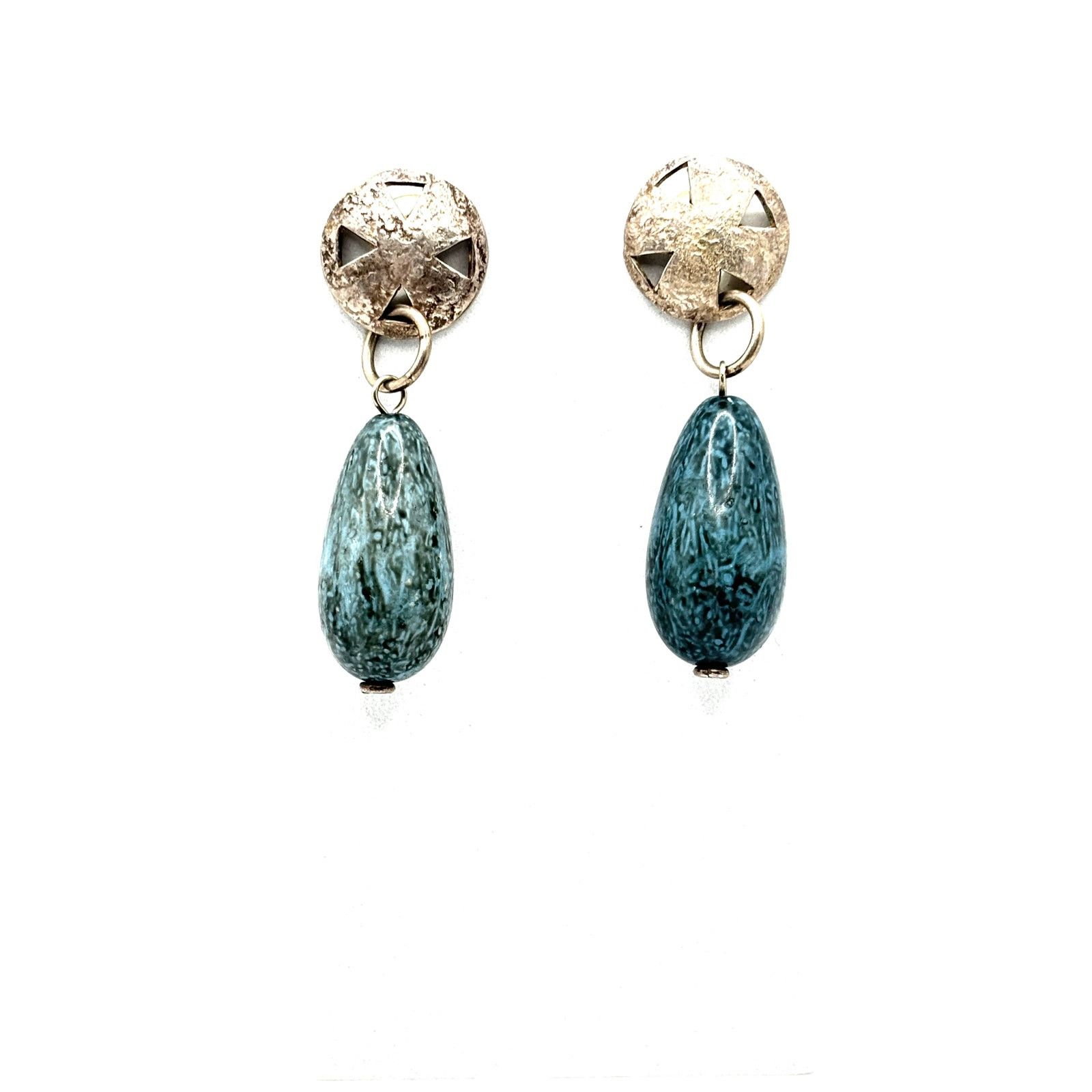 Vintage TIFFANY & CO. Elsa Peretti Open Heart Stud Earrings Size ONE SIZE - 2 Thumbnail