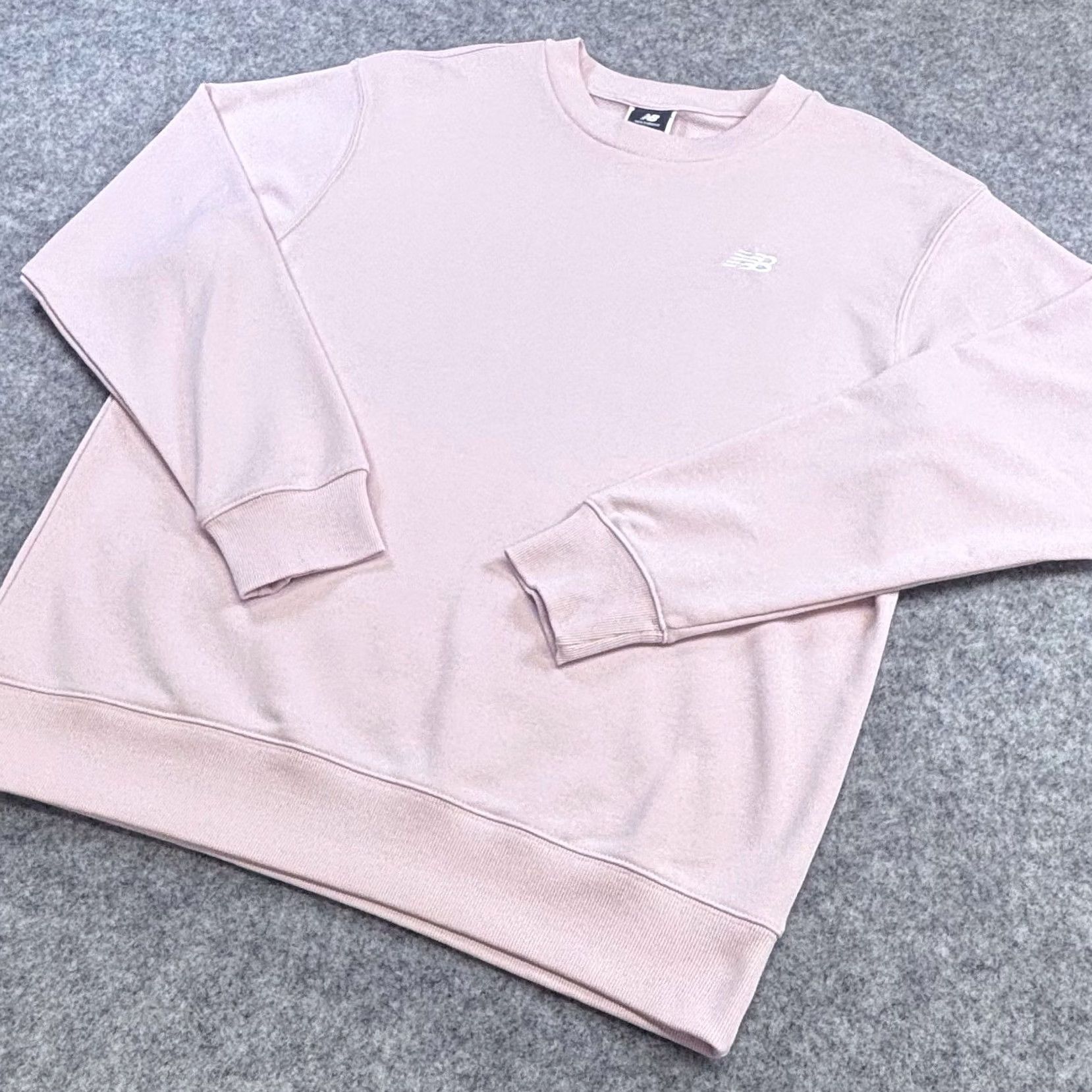 New Balance New Balance Sweatshirt Pullover M Men Relaxed Light Pink Size US M / EU 48-50 / 2 - 2 Thumbnail