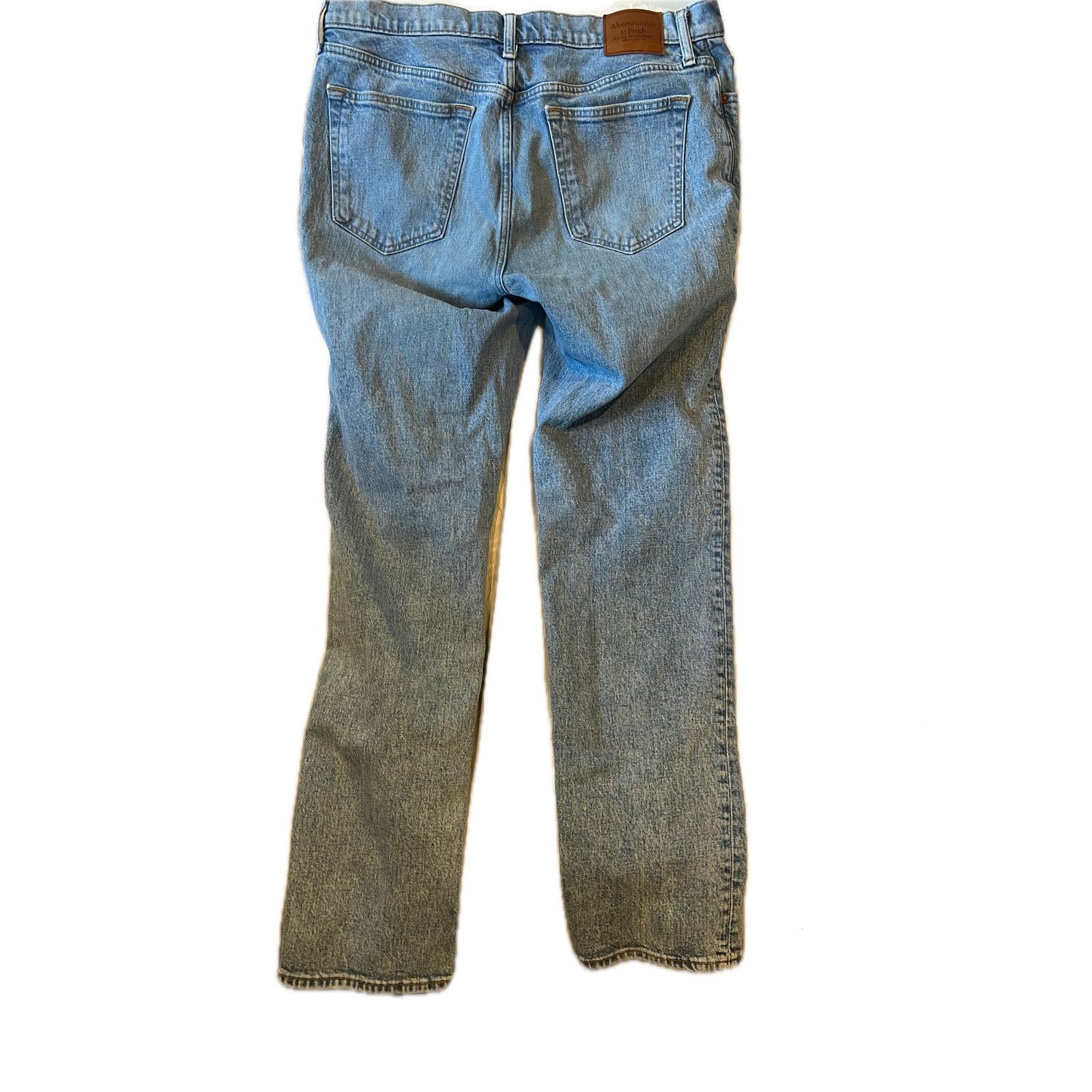 Abercrombie & Fitch Abercrombie & Fitch 90's Slim Blue Jeans Size US 34 / EU 50 - 2 Thumbnail