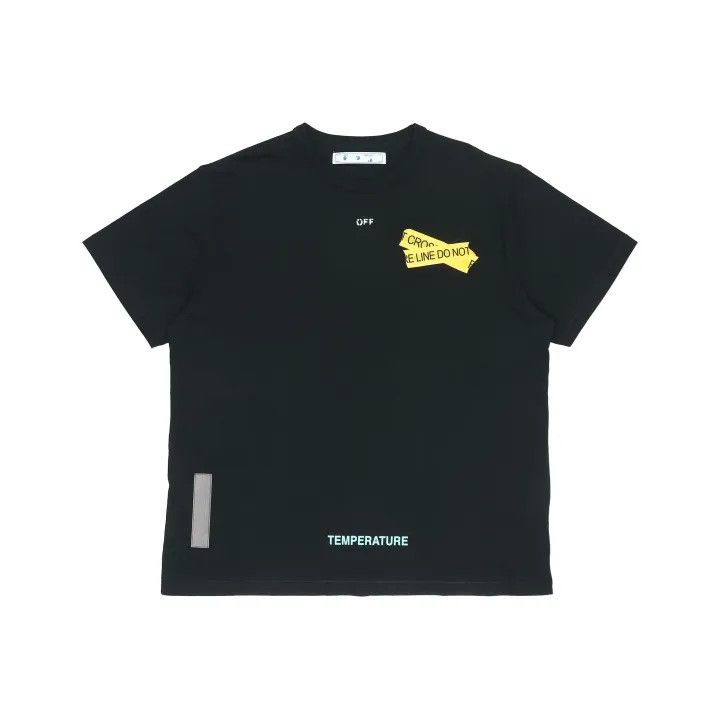 Off-White Off-White Black Short Sleeve T-Shirt with Graphics 0079 Size US L / EU 52-54 / 3 - 1 Thumbnail