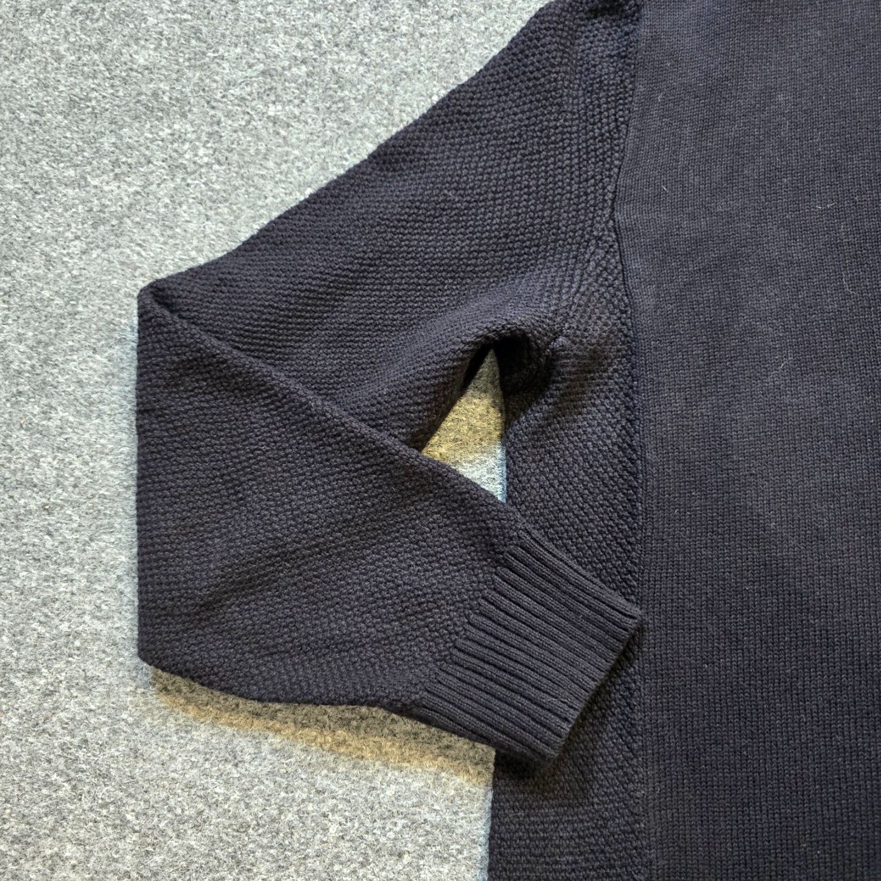 Carbon2Cobalt Carbon 2 Cobalt Sweater Mens L Black Knit Long Sleeve Casual Pullover Mock Neck Cardigan? Size US L / EU 52-54 / 3 - 4 Thumbnail