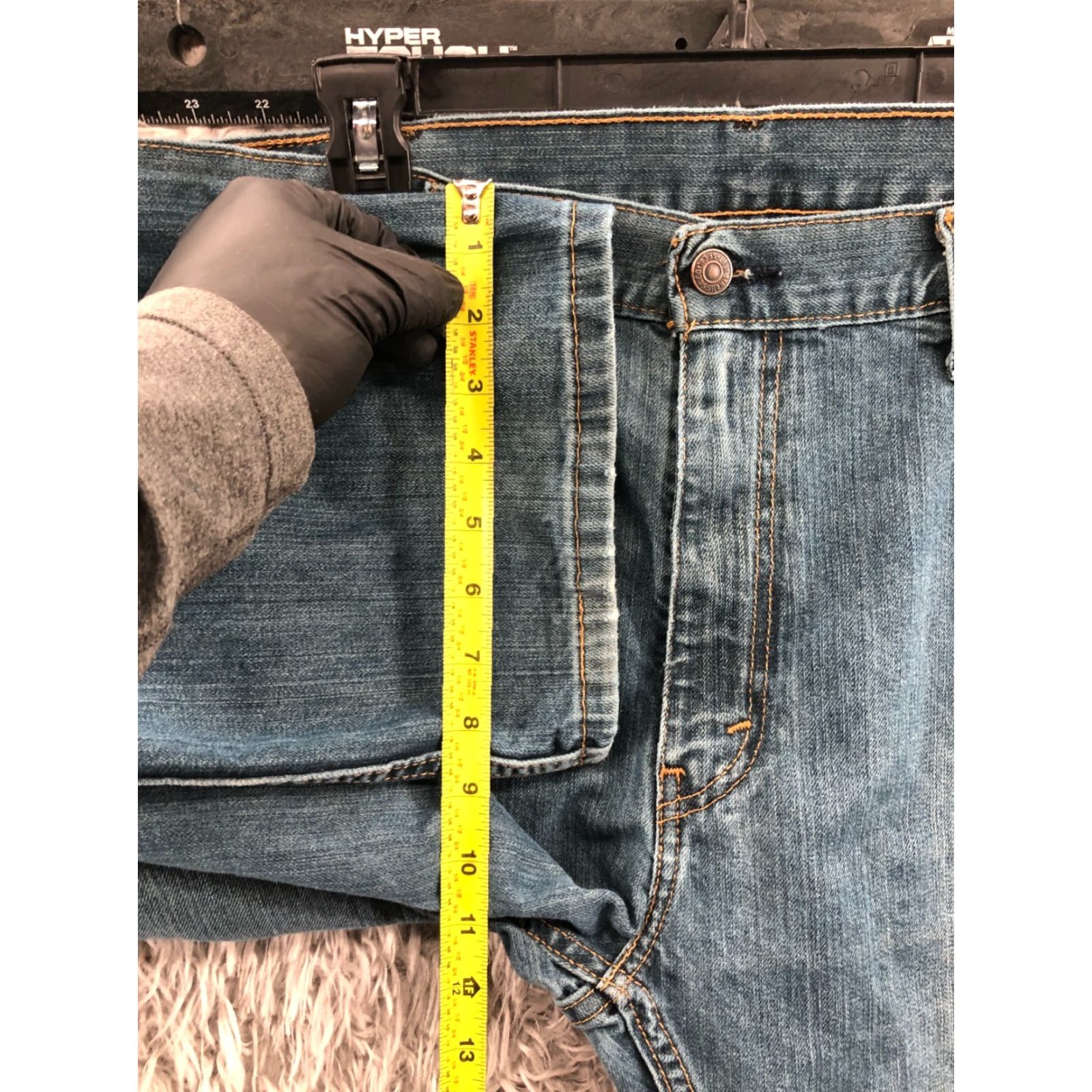Levi's Levi's 559 Jeans 38x30 Mens Regular Relaxed Straight Denim Blue 5-Pocket Modern Classic American Style Baggy Size US 38 / EU 54 - 4 Thumbnail