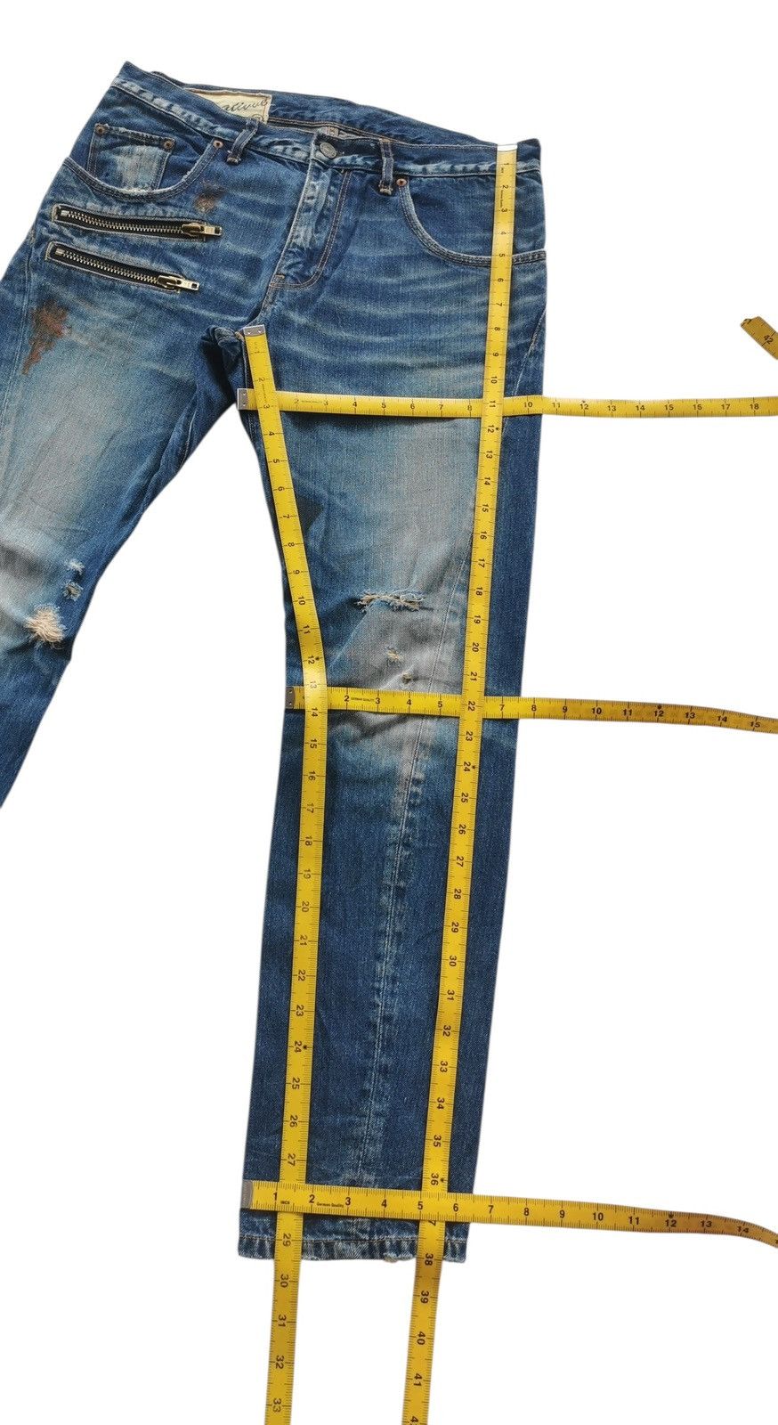 Undercover RNA Twisted Distressed Denim Jeans Style Undercover Size US 32 / EU 48 - 14 Thumbnail
