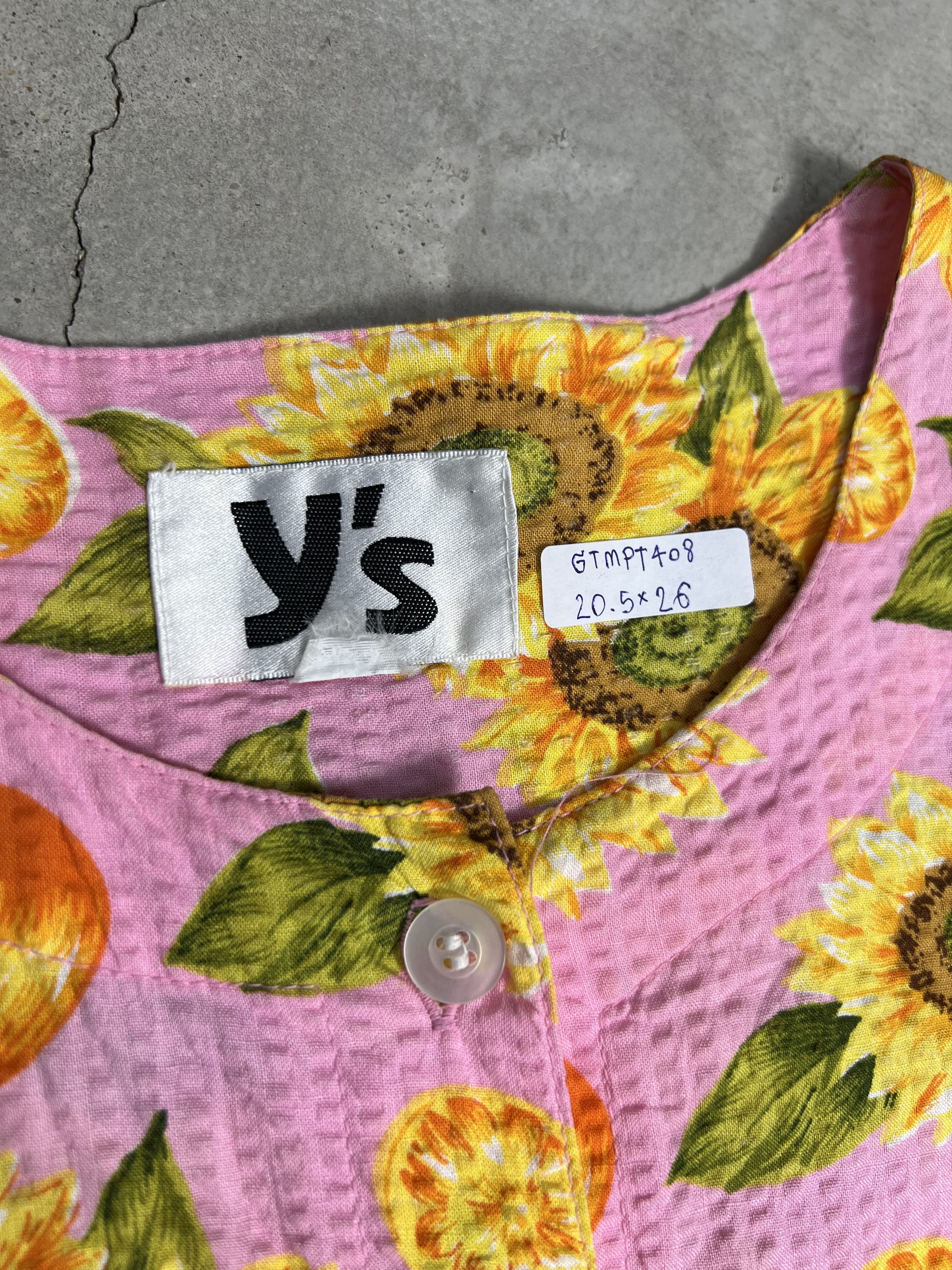 Yohji Yamamoto Y's Yohji Yamamoto Sun Flower Dress GTMPT408 Size L / US 10 / IT 46 - 2 Thumbnail