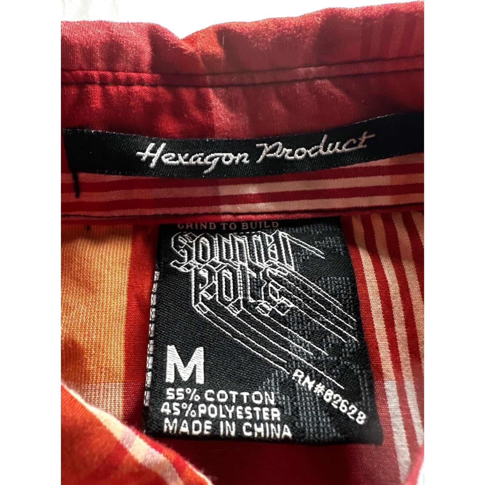 Southpole Southpole Shirt Mens Medium Short Sleeve Button Up Red White Black Plaid" Size US M / EU 48-50 / 2 - 5 Thumbnail