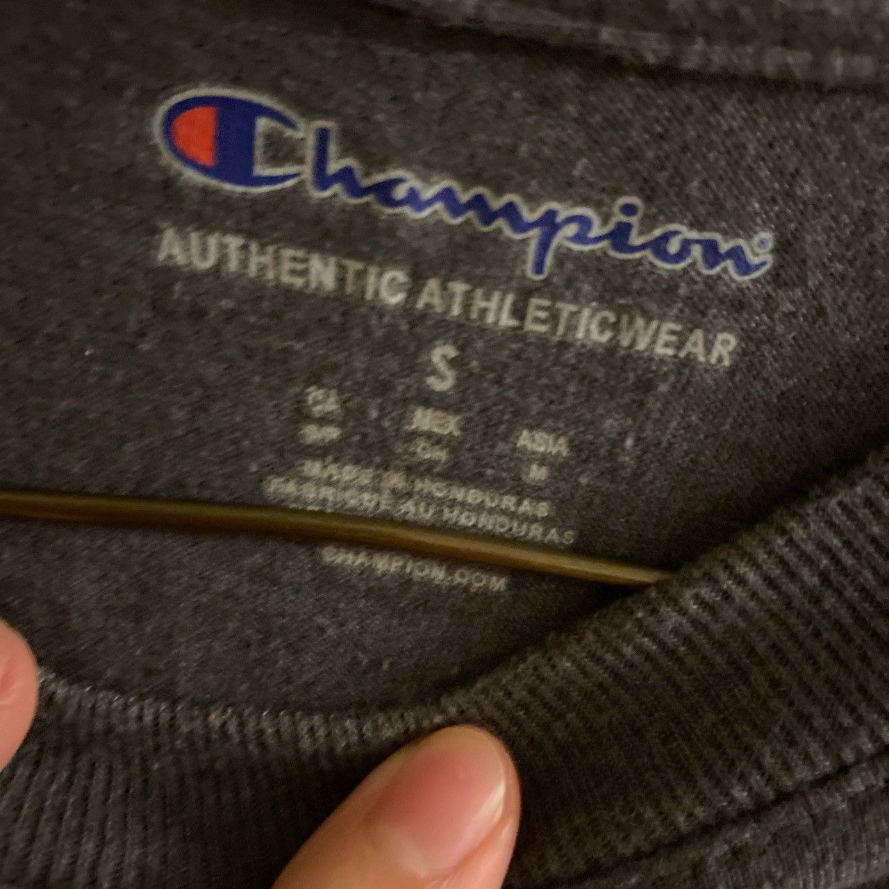 Champion Champion Grey logo tee Size US S / EU 44-46 / 1 - 2 Thumbnail