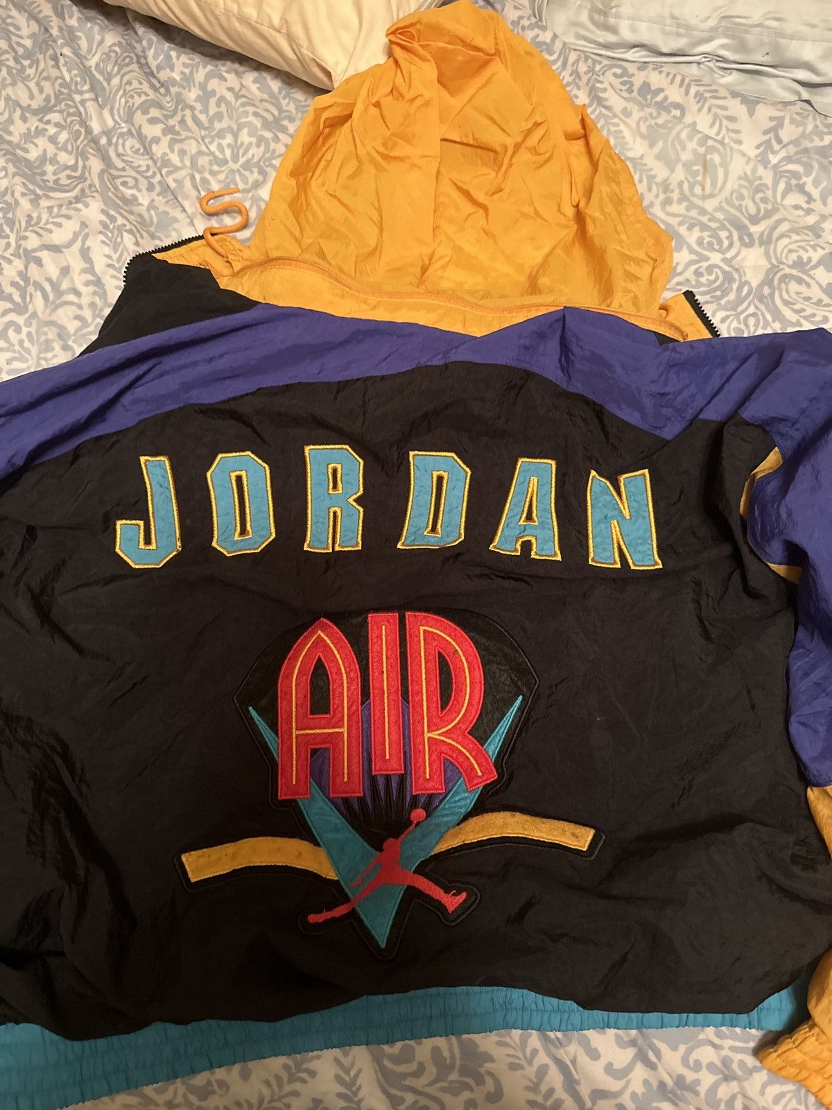 Jordan Brand Nike Vintage Air Jordan 9 Legacy Flight Nostalgia Jacket Windbreaker Grailed