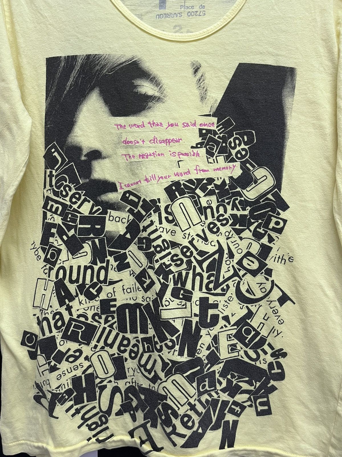 Designer Disappear line longsleeve tshirt Size US M / EU 48-50 / 2 - 2 Thumbnail