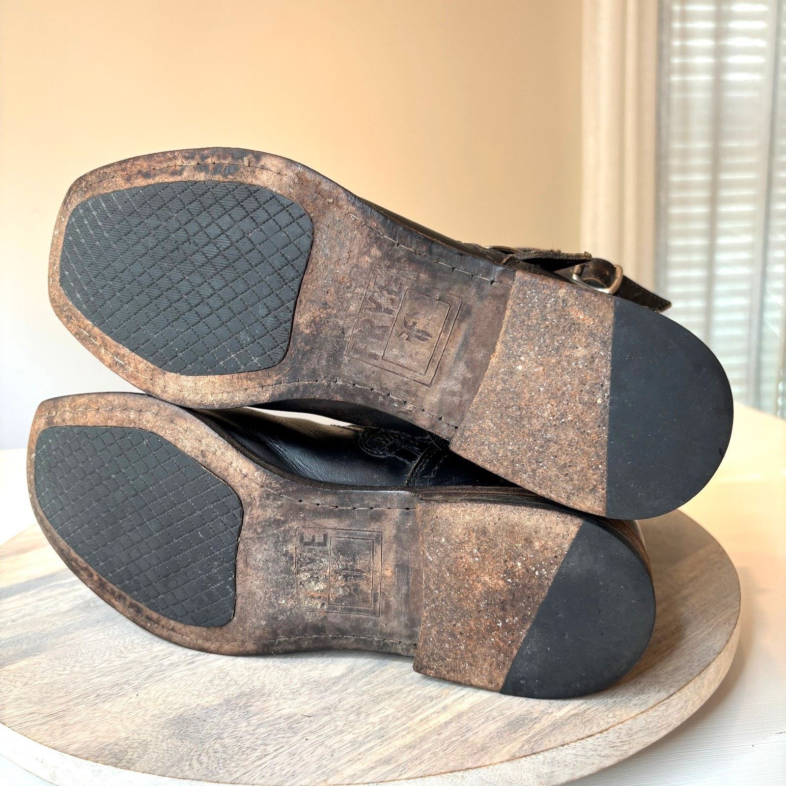 Frye Frye Women's Veronica Boots Size 9.5 D Buckle Strap Moto Size US 9.5 / IT 39.5 - 8 Thumbnail