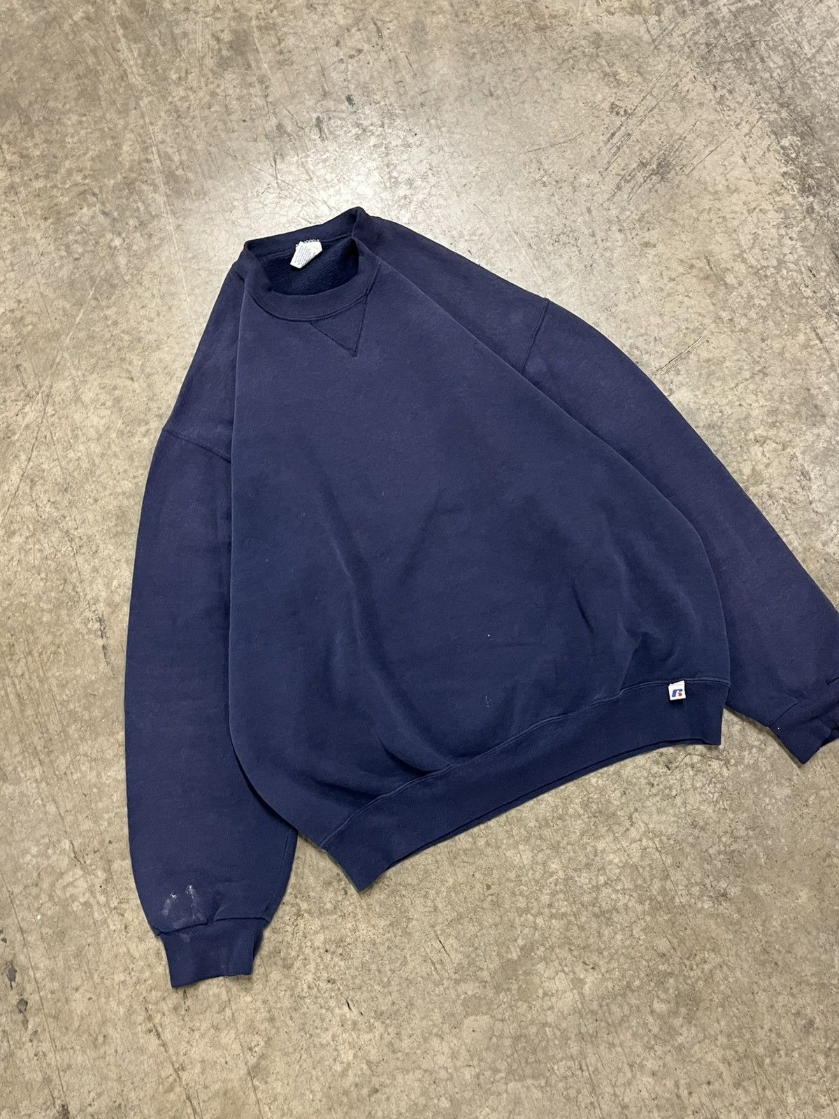 Russell Athletic × Vintage Russell athletic vintage sun faded boxy fit sweatshirt rare Size US XL / EU 56 / 4 - 1 Thumbnail