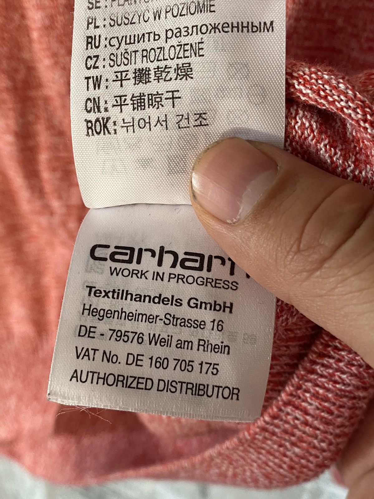 Carhartt × Vintage Vintage Carhartt Sweater Hype Japan Luxury sweatshirt Size US L / EU 52-54 / 3 - 5 Thumbnail