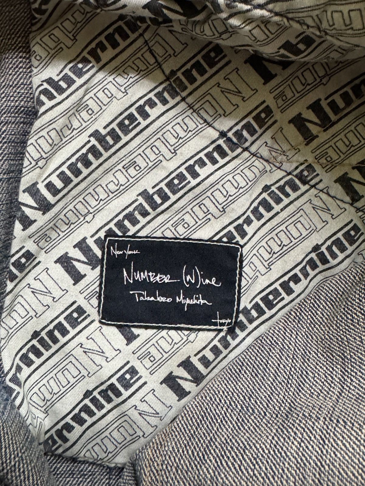 Number (N)ine Number Nine AW03 "Touch Me I'm Sick" Runway Rusty Wash Denim Size US 32 / EU 48 - 17 Thumbnail