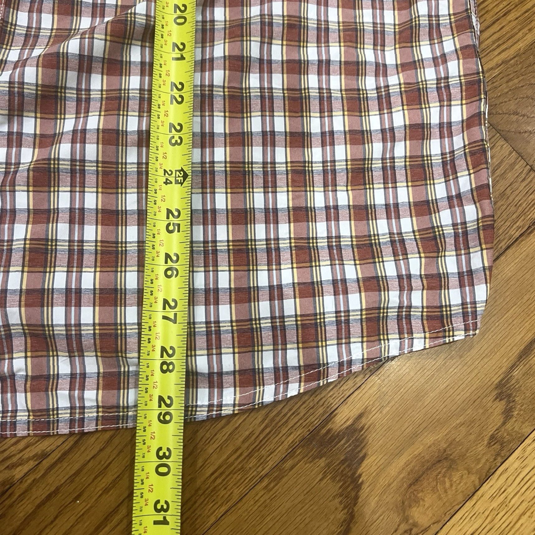 CO Duluth Trading Co Fishing Shirt Mens Large Rust Plaid Size US L / EU 52-54 / 3 - 6 Thumbnail