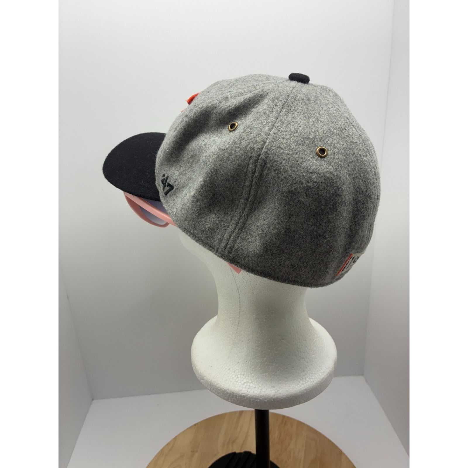 47 Brand Baltimore Orioles ’47 Brand Wool Blend Strapback Hat Gray Size ONE SIZE - 6 Thumbnail