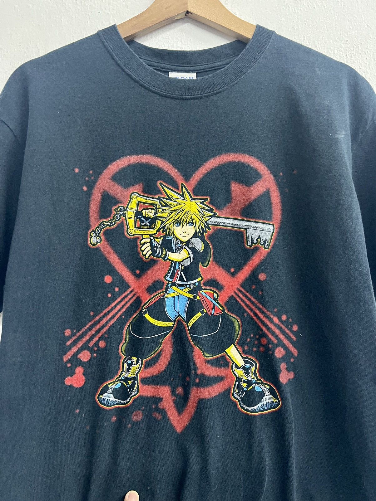Nintendo × Playstation × Vintage Vintage Y2K Sora Kingdom Hearts Manga Tee Size US M / EU 48-50 / 2 - 3 Thumbnail