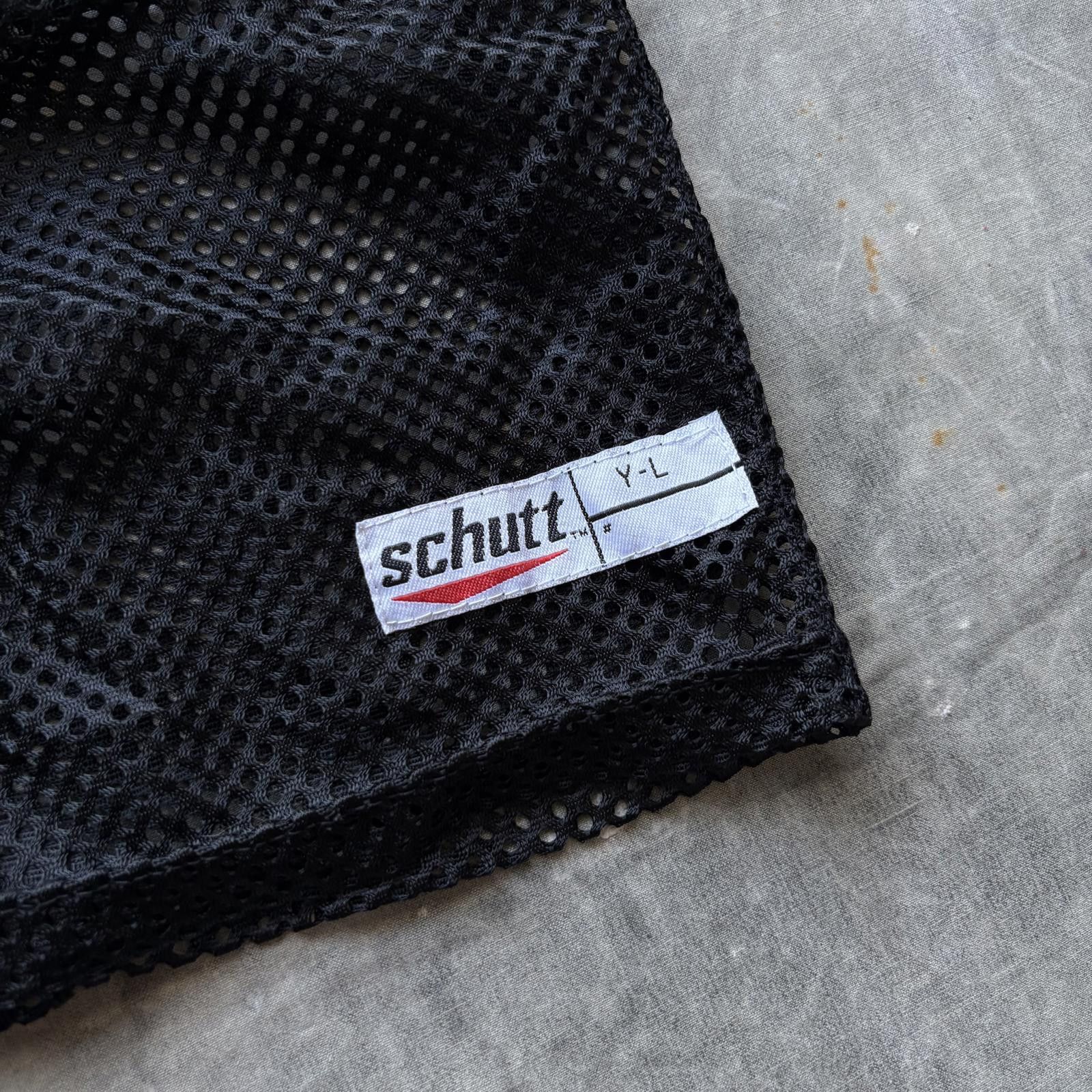 Schott Vintage Y2K Schutt Black Blank Grunge Mesh Football Jersey Size US M / EU 48-50 / 2 - 5 Thumbnail