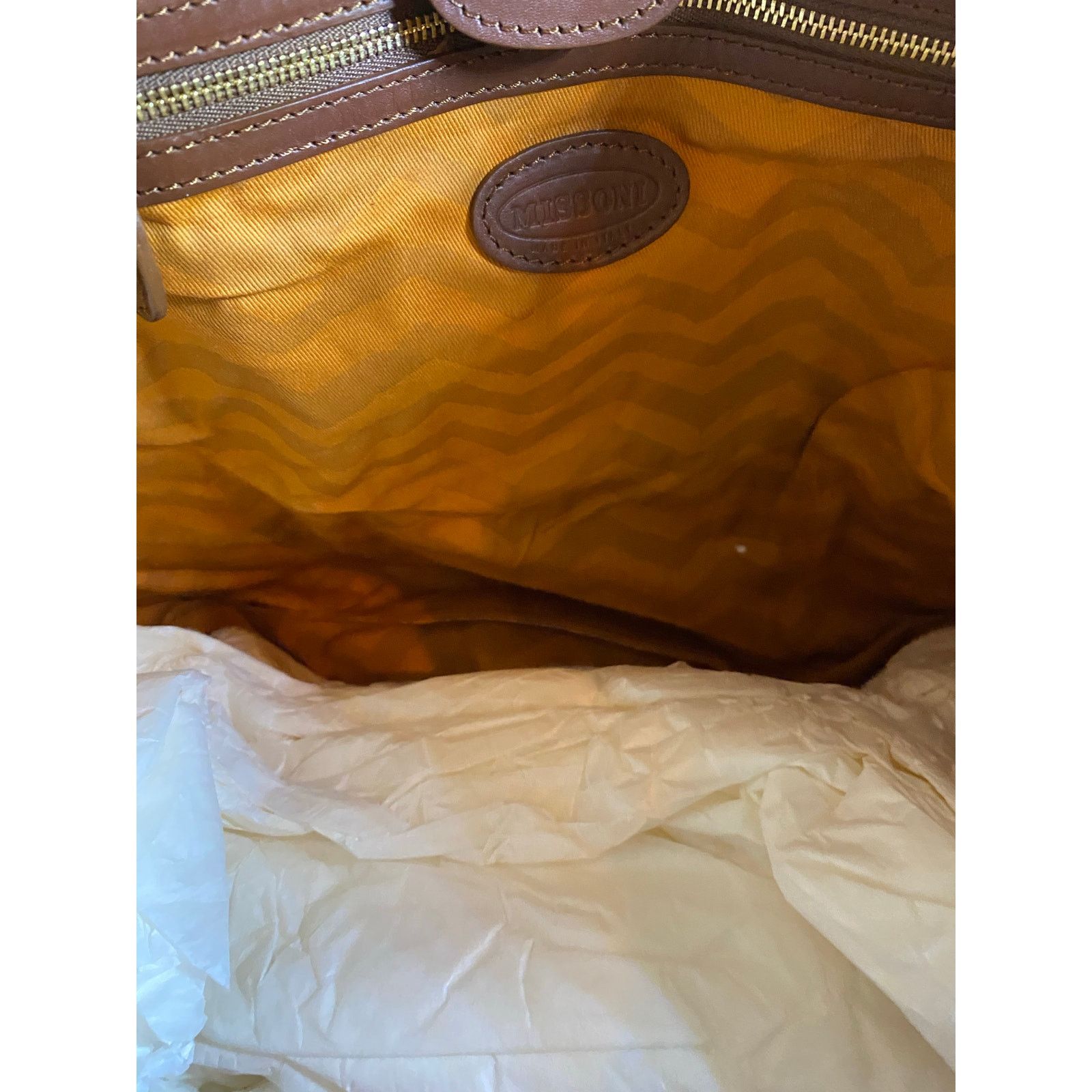 Missoni Missoni Fiammato Blue Striped Bag NWT Size ONE SIZE - 10 Thumbnail