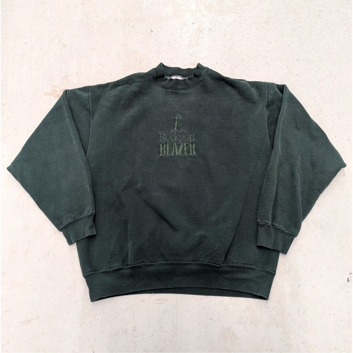 Fruit Of The Loom × Vintage Vintage Rockport Blazer Lighthouse crewneck sweater Size US XL / EU 56 / 4 - 1 Thumbnail