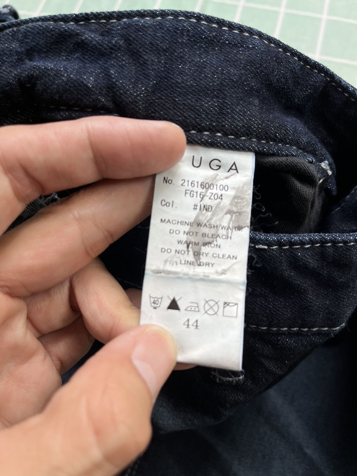 GOSTAR DE FUGA Fuga waxed whisker design jeans Size US 30 / EU 46 - 13 Thumbnail
