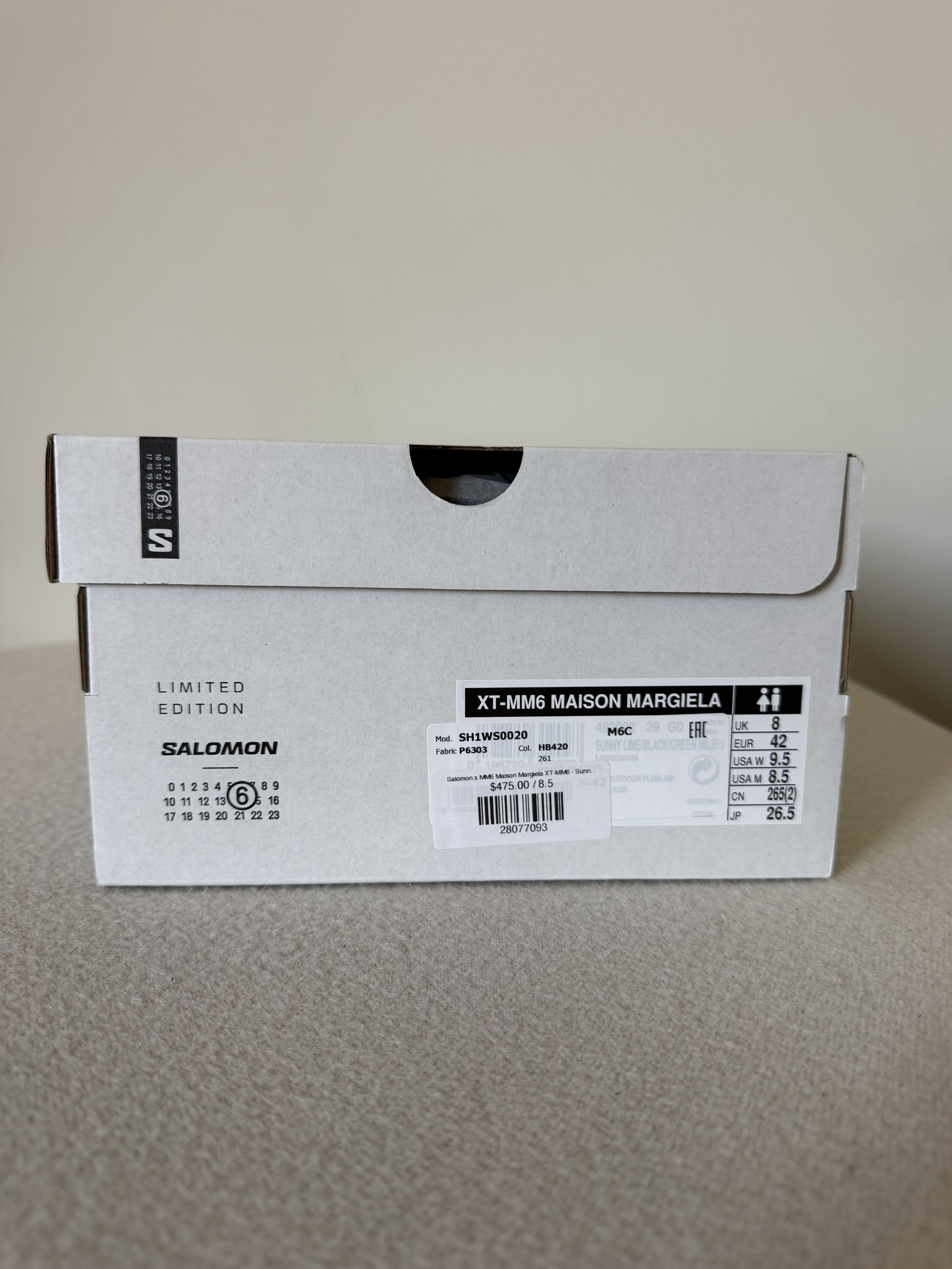Maison Margiela × Salomon MM6 Maison Margiela Salomon XT-MM6 in Sunny Lime Size US 8.5 / EU 41-42 - 7 Thumbnail
