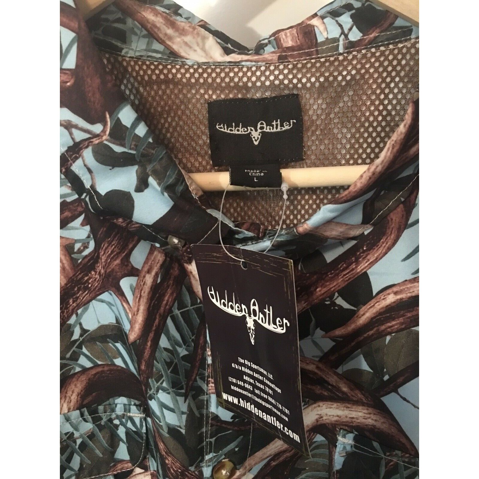 Other New Hidden Antler Men's Camo Long Sleeve Vented Back Hunting Size US L / EU 52-54 / 3 - 5 Thumbnail
