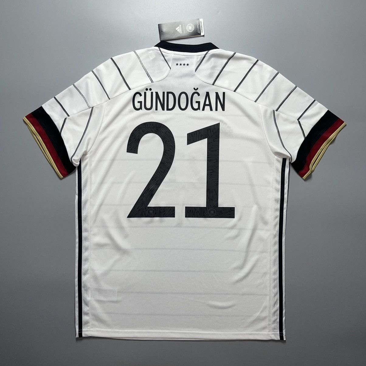 Adidas GERMANY ADIDAS 2020 EURO FOOTBALL HOME JERSEY #21 GUNDOGAN Size US L / EU 52-54 / 3 - 1 Thumbnail