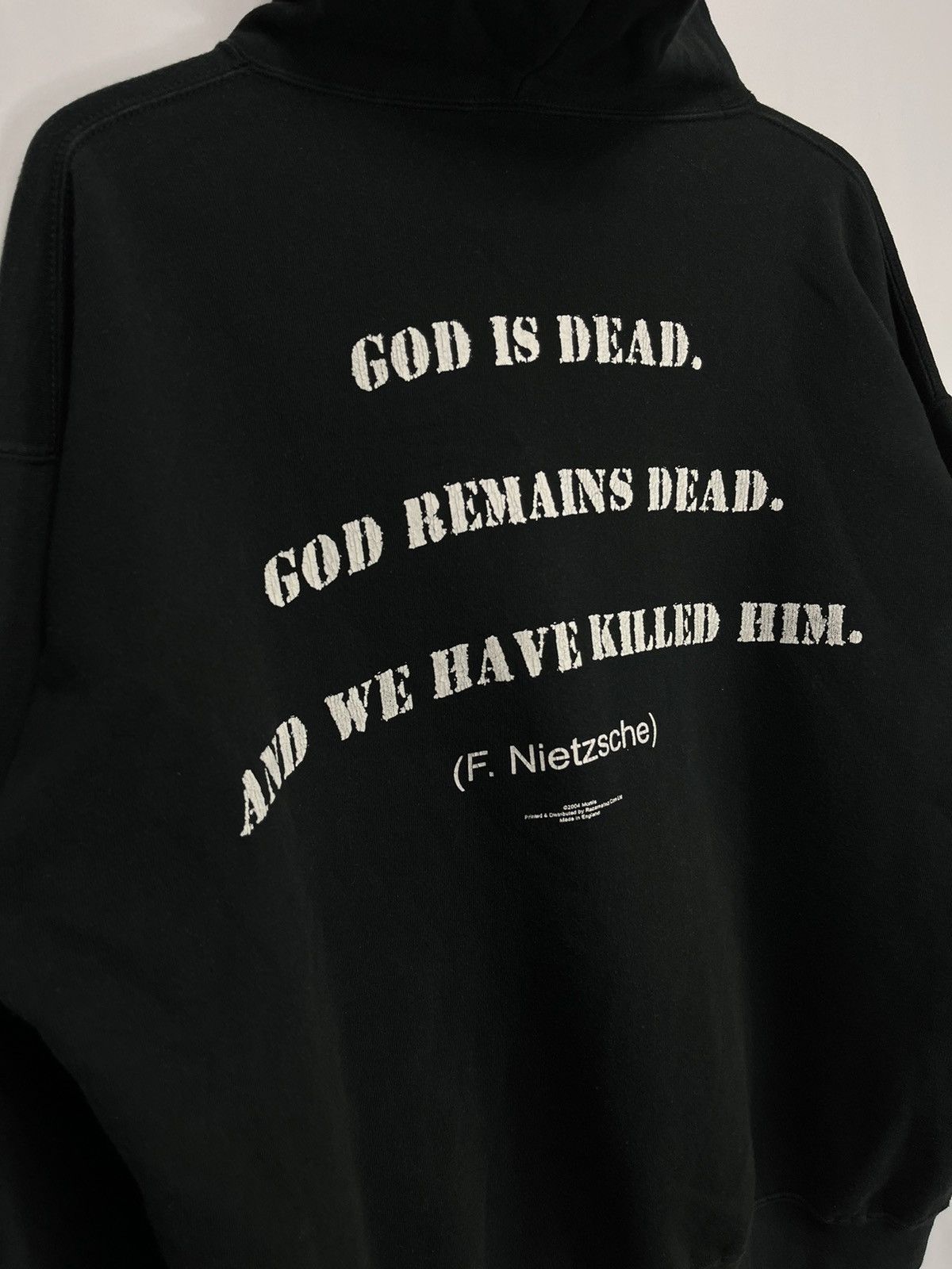 Band Tees × Vintage Mortiis God Is Dead Vintage Hoodie Size US XL / EU 56 / 4 - 2 Thumbnail