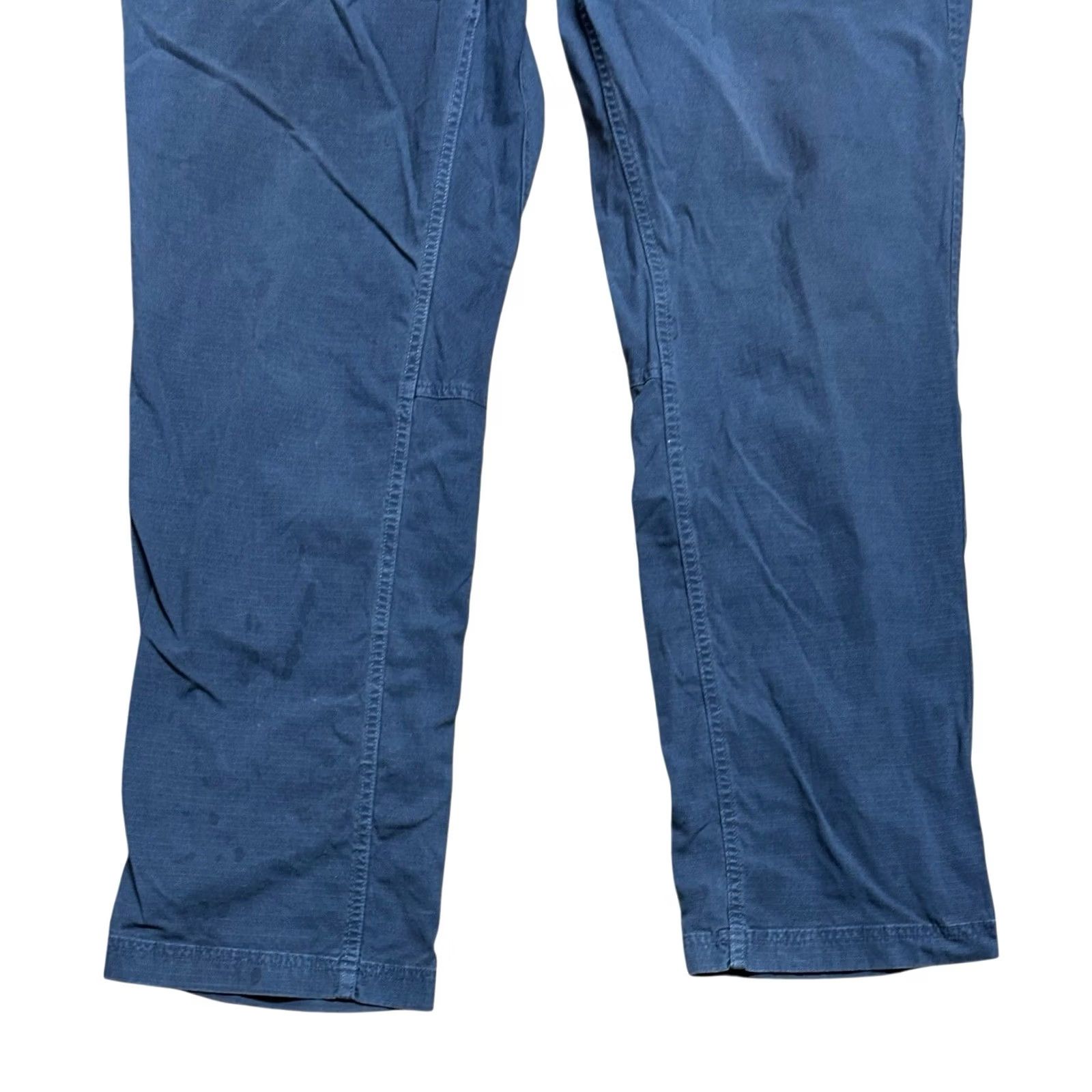 CO Duluth Trading Co Men Blue Ridge Standard Fit Pants 38x30 Blue Pants Straight Leg Regular Rise Mid Blue Womens? Size US 38 / EU 54 - 4 Thumbnail