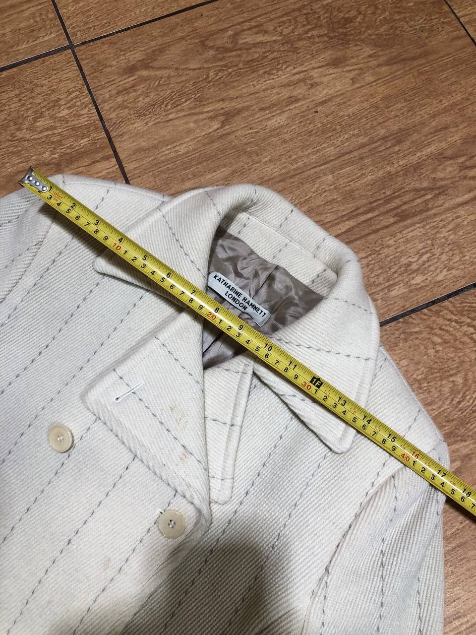 Katharine Hamnett London Katharine Hamnett London Striped Warm Coat Size M / US 6-8 / IT 42-44 - 13 Thumbnail