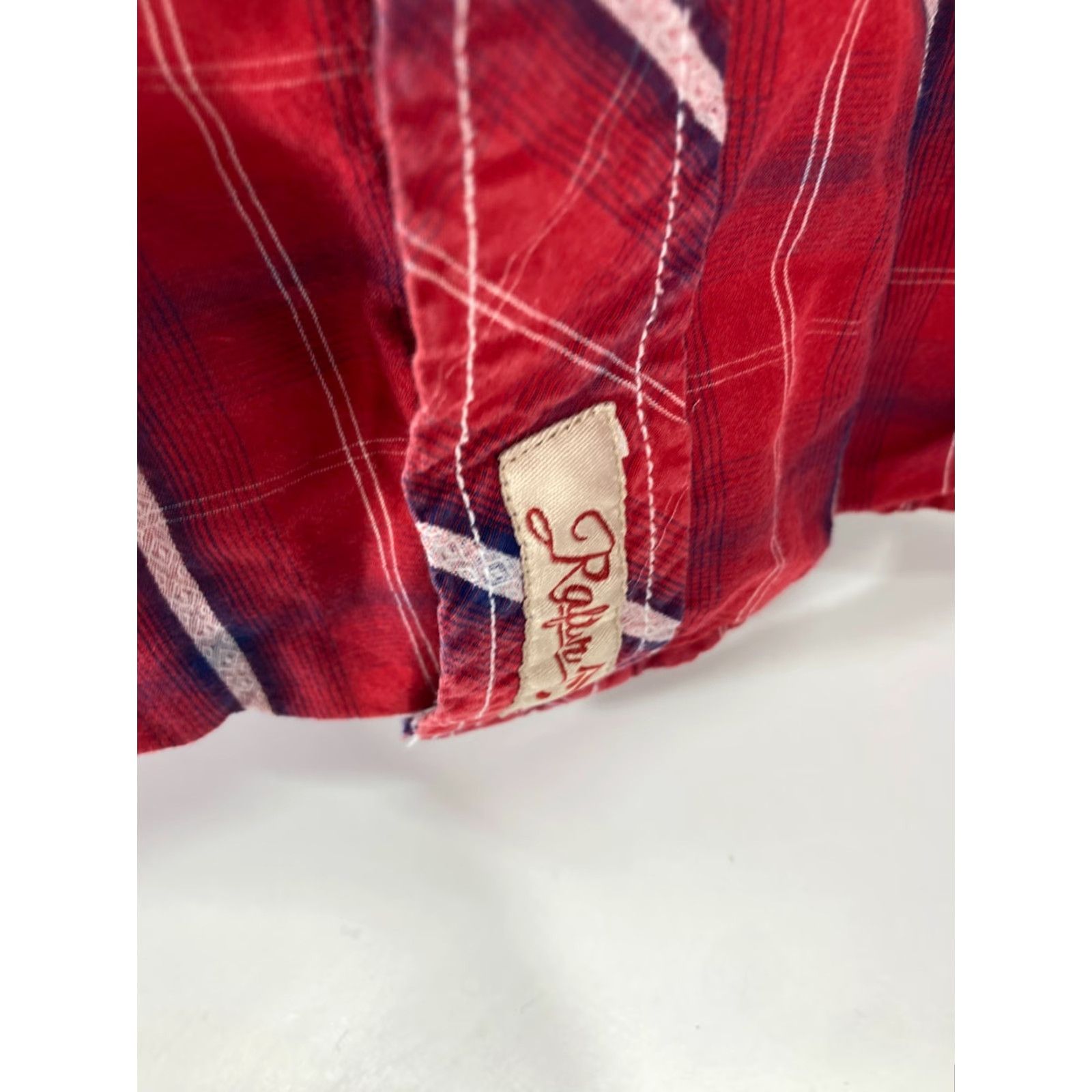 Vintage Rafter C Western Cowboy Shirt Mens L Red Plaid Snap Front Long Sleeve Pockets Logo Size US L / EU 52-54 / 3 - 7 Thumbnail