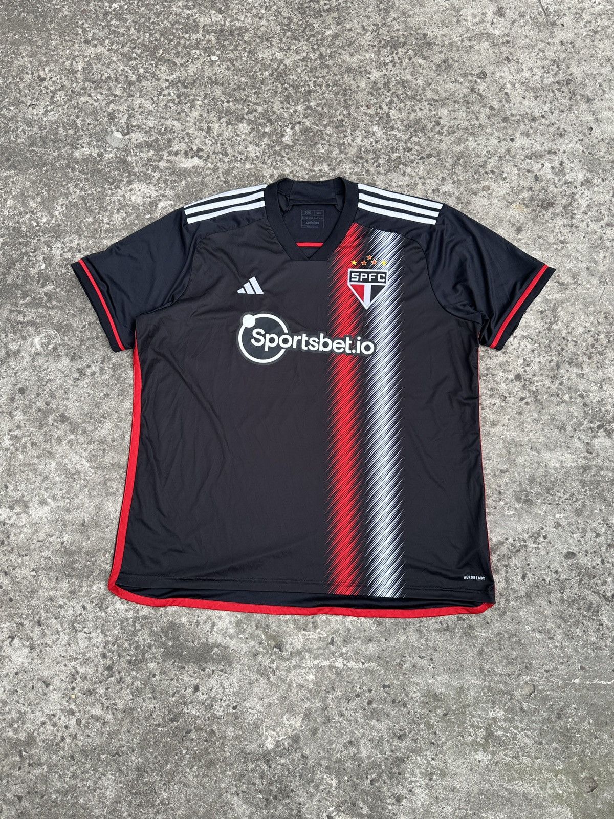 Adidas Vintage Adidas Sao Paulo Soccer Jersey Blokecore Style 3XL Size US XXL / EU 58 / 5 - 1 Thumbnail