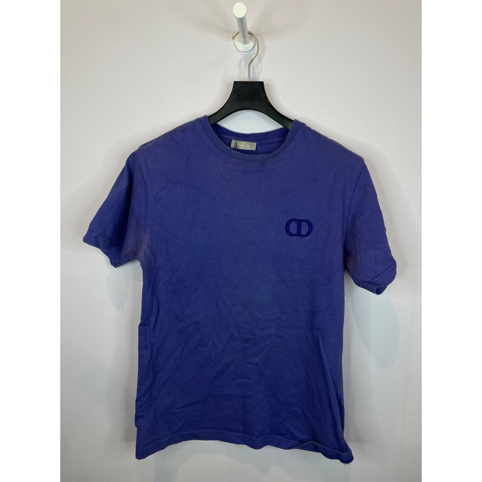 Dior Dior AW/23 'CD' Interlaced Logo Grey T-Shirt Size M
