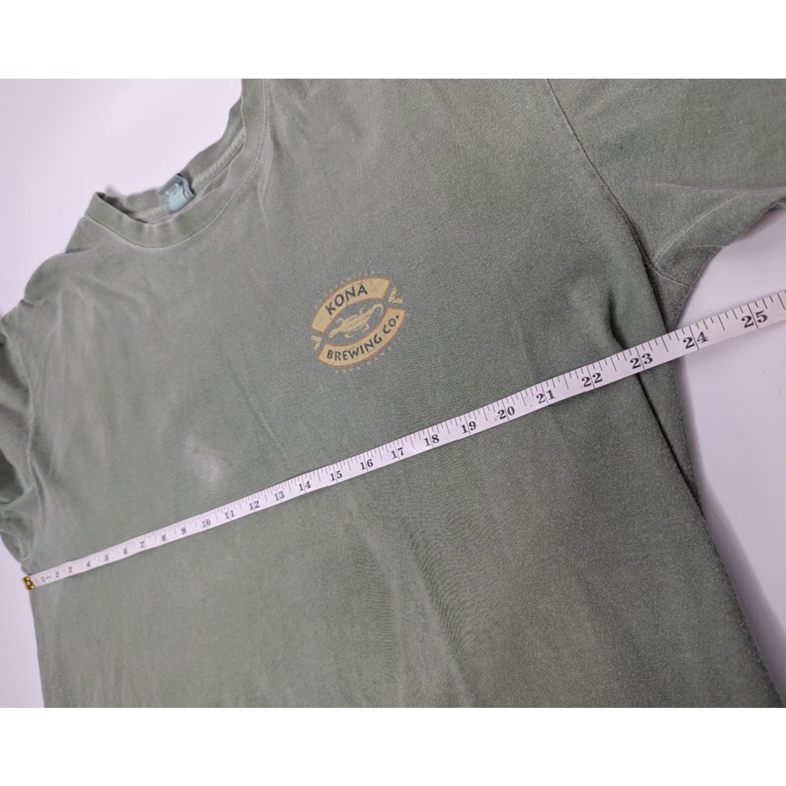 Vintage VINTAGE Crazy Shirts Adult XL Koko Brown Brewing Co. Hawaii Surfer Ti Leaf Dyed Y2K Green Men/Womens? Size US XL / EU 56 / 4 - 7 Thumbnail