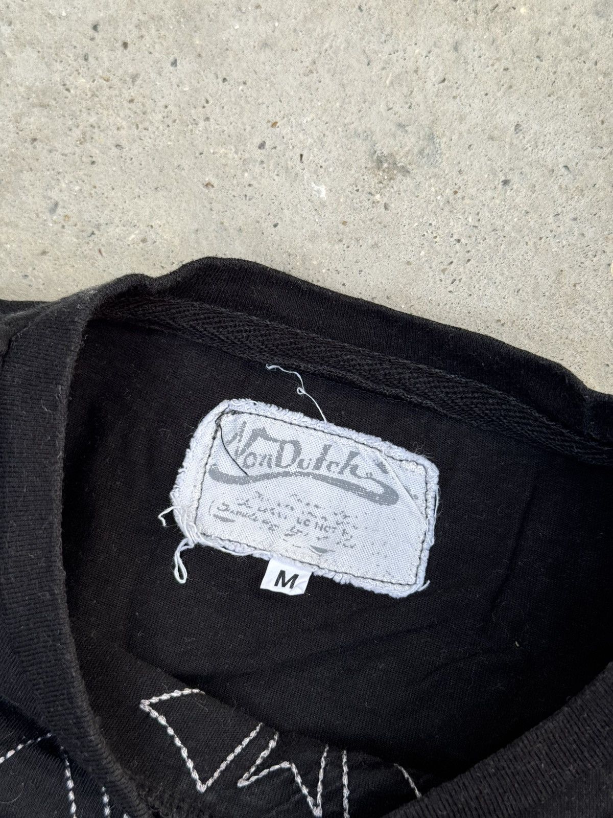 Von Dutch CRAZY VINTAGE Y2K EMBROIDED VON DUTCH T-SHIRT Size M / US 6-8 / IT 42-44 - 7 Thumbnail