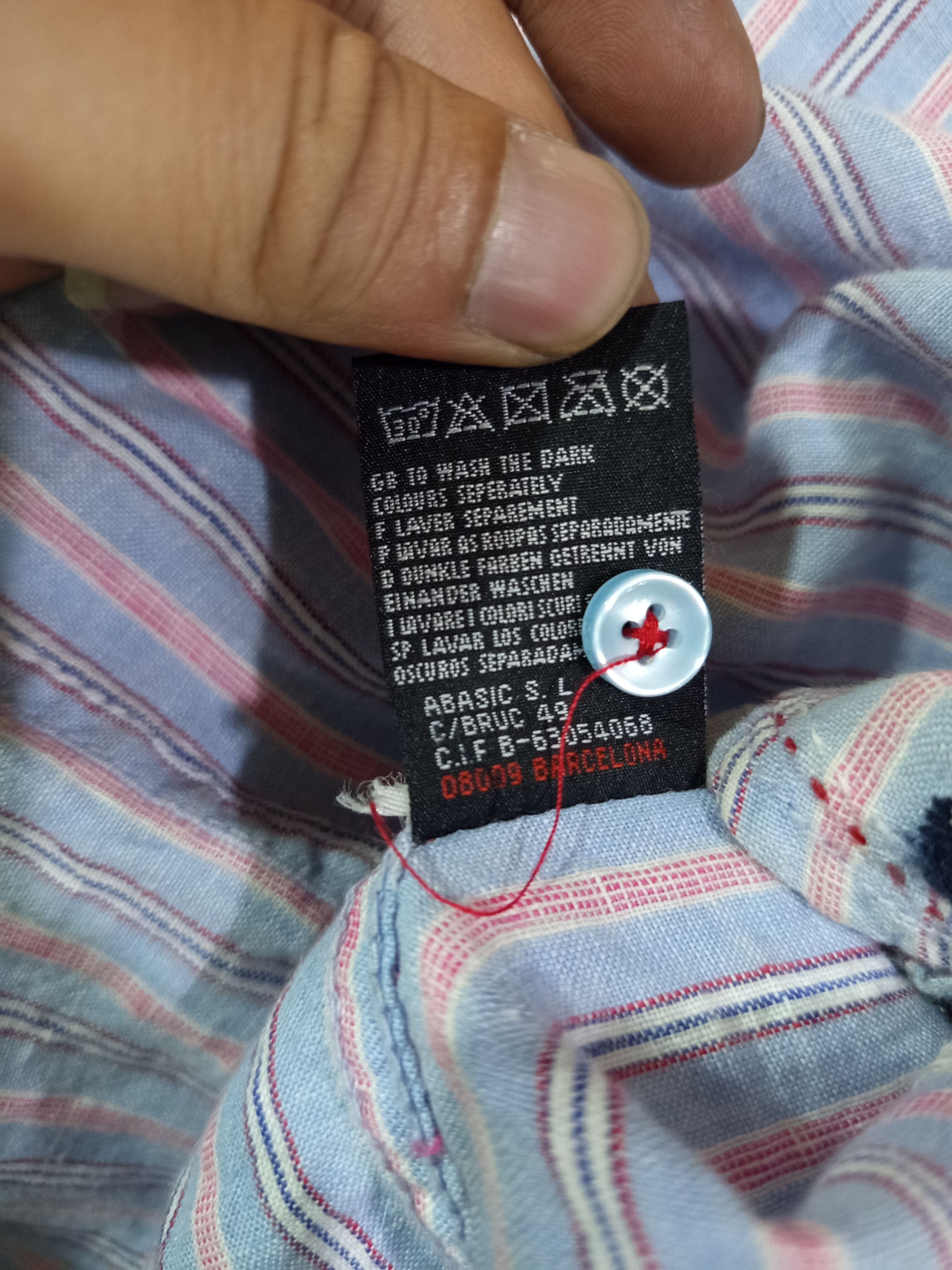 Desigual Desigual Striped Linen Shirt Size US M / EU 48-50 / 2 - 15 Thumbnail