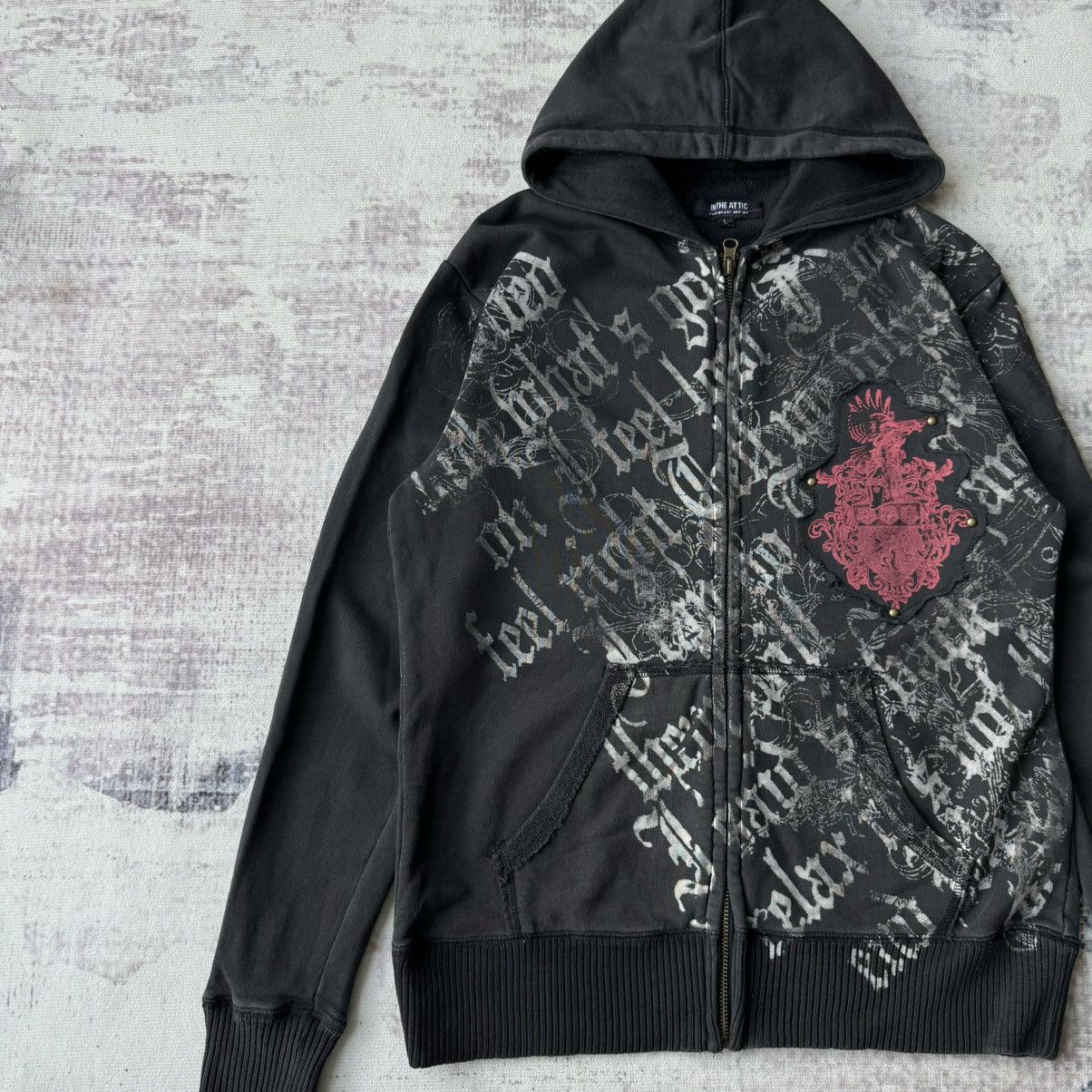 If Six Was Nine × Le Grande Bleu (L.G.B.) × Tornado Mart In The Attic Affliction Punk Hoodie Size US M / EU 48-50 / 2 - 2 Thumbnail