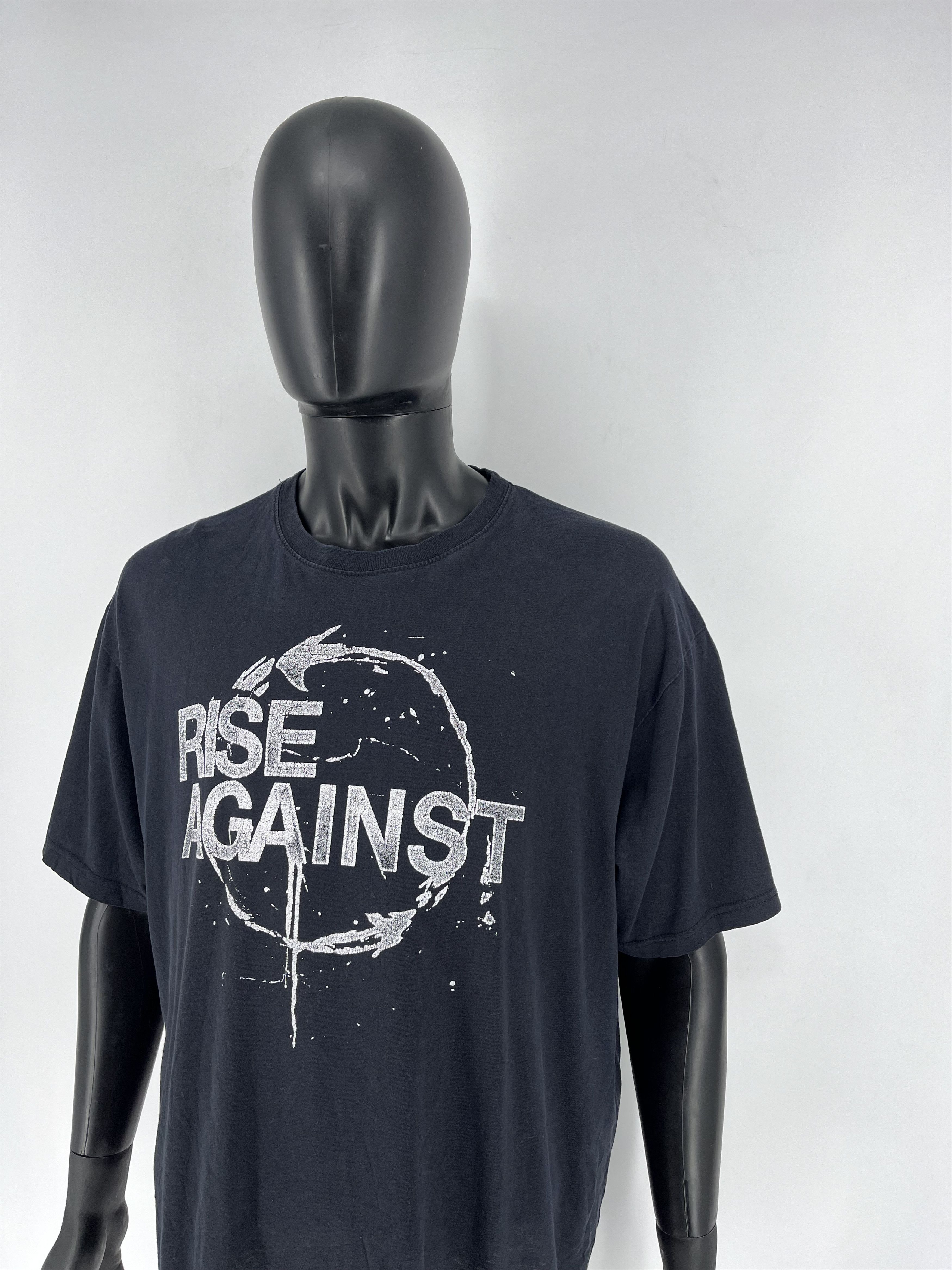 Band Tees × Vintage Rise Against Tour T Shirt Men’s Size S Rock Band Black Size US XXL / EU 58 / 5 - 4 Thumbnail