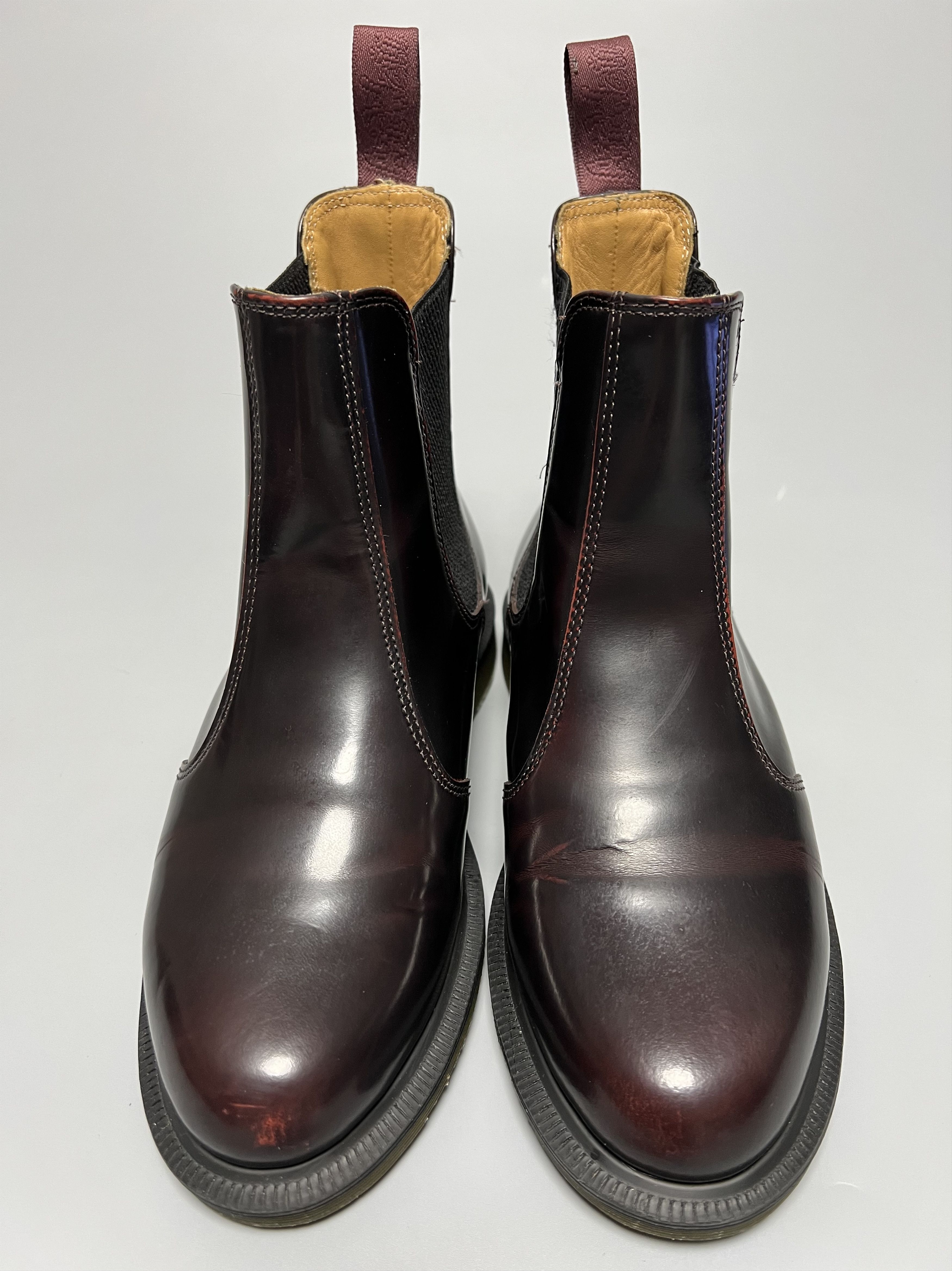 Dr. Martens Dr. Martens Flora Women's Cherry Red Chelsea Boots Shoes Size US 6 / IT 36 - 4 Thumbnail