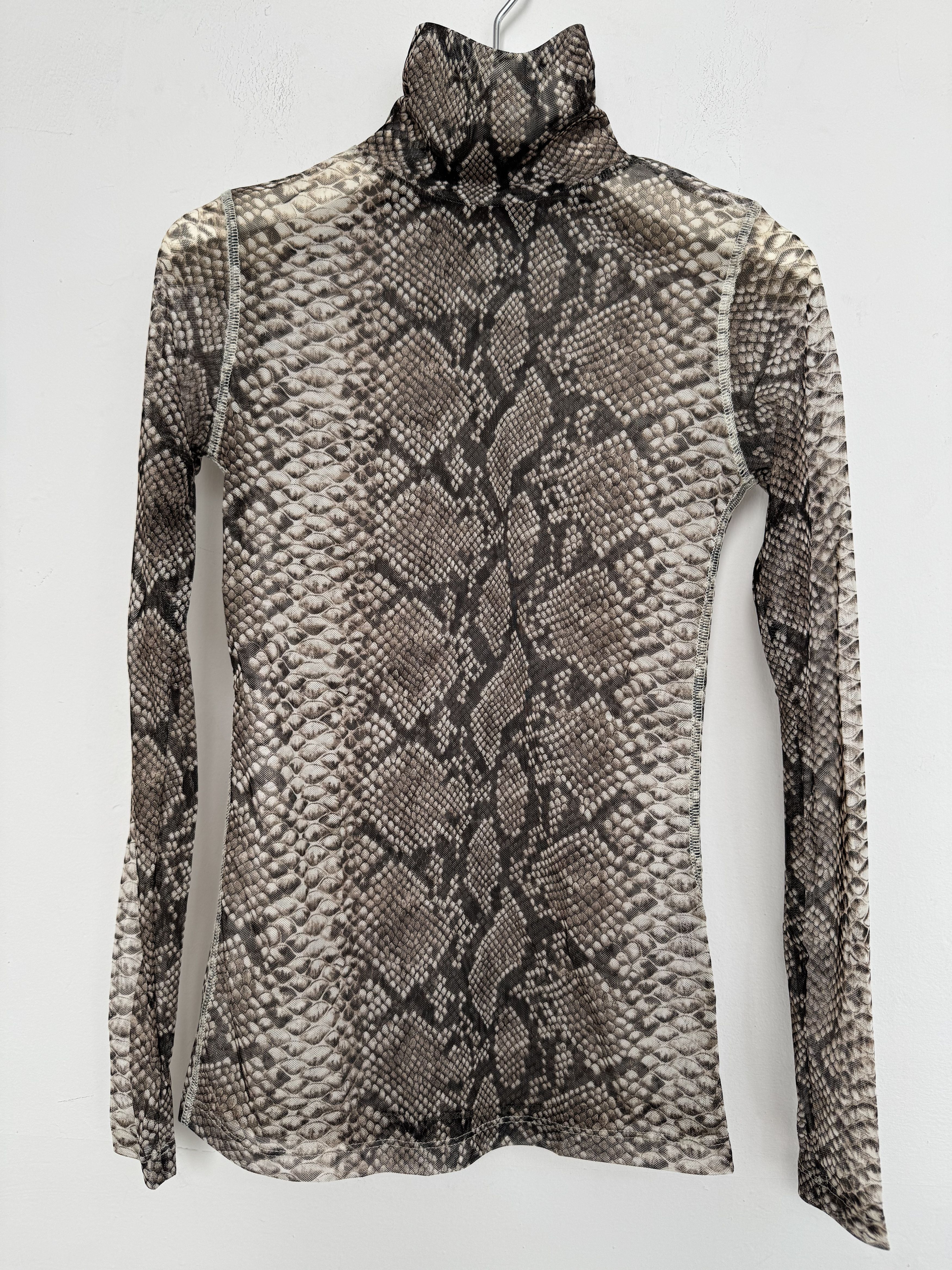 Dries Van Noten Long Sleeve Mesh Top Size XS / US 0-2 / IT 36-38 - 1 Thumbnail