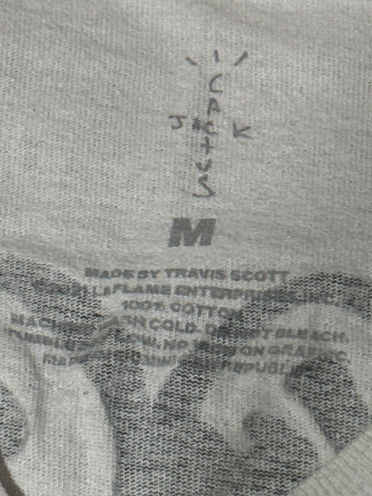 Travis Scott Cactus Jack for Fragment Manifest T-Shirt Size US M / EU 48-50 / 2 - 4 Thumbnail
