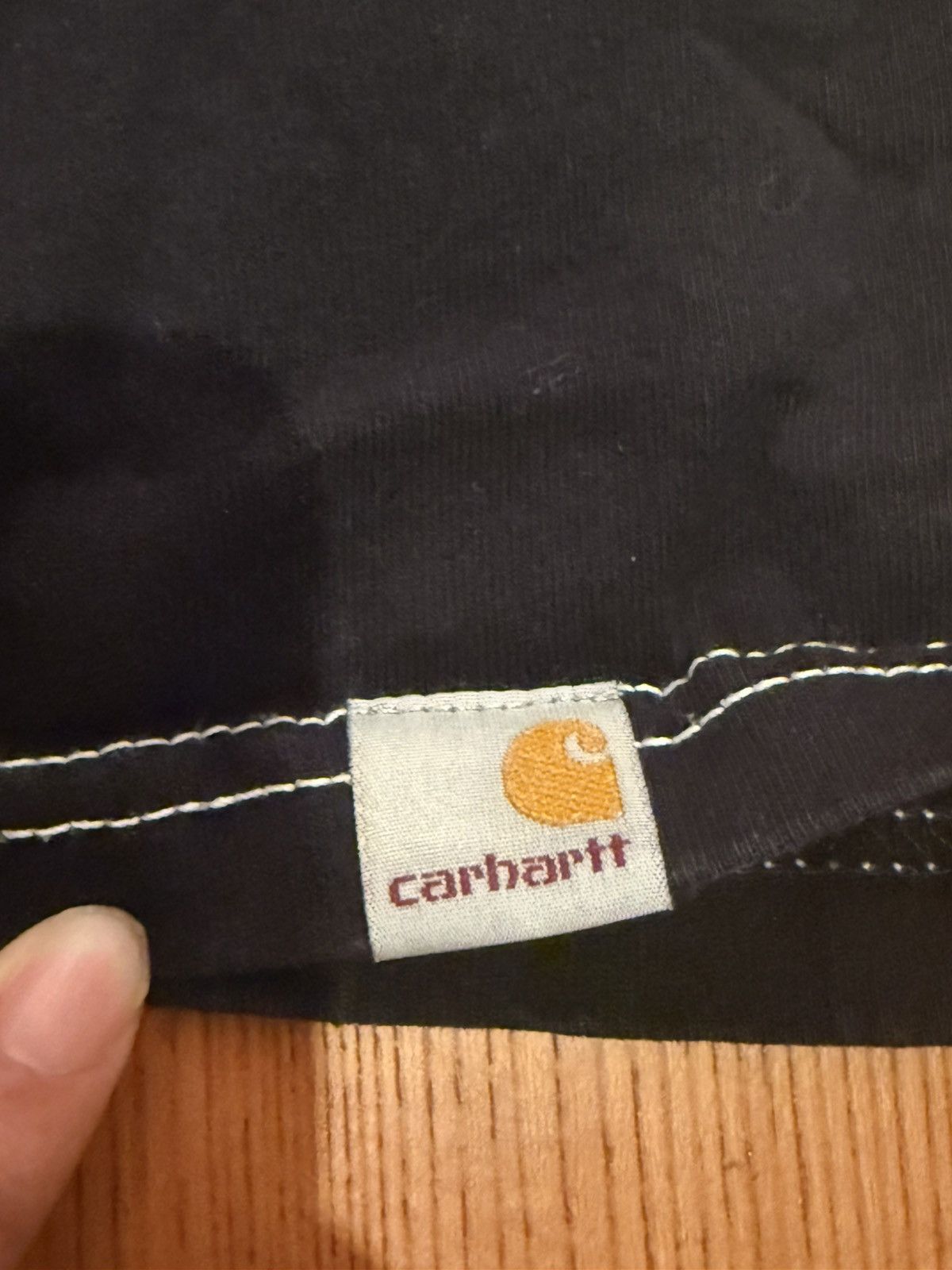 Carhartt Wip Carhartt WIP Black tee with contrast stitching Size US XS / EU 42 / 0 - 2 Thumbnail