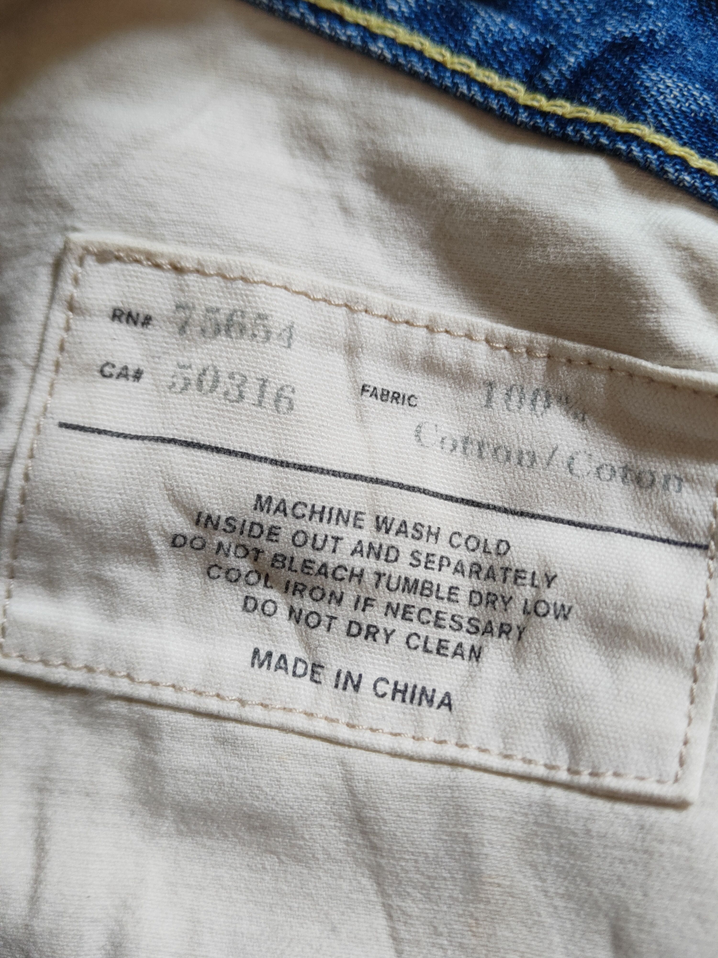 Abercrombie & Fitch Abercrombie & Fitch Blue Distressed Ripped Jeans #S2329 Size US 32 / EU 48 - 13 Thumbnail