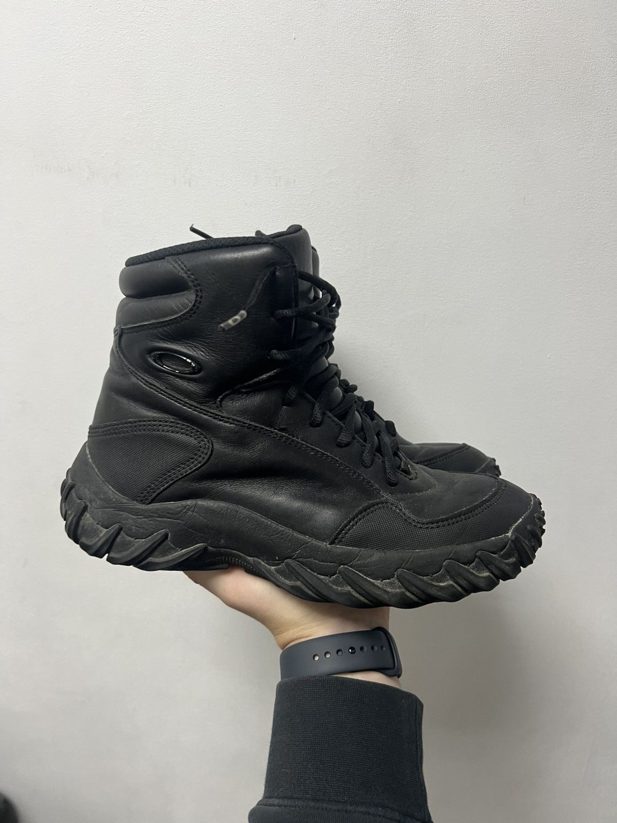 Oakley 2000s Oakley Skull + Bones Sample Hiking Boots | Grailed