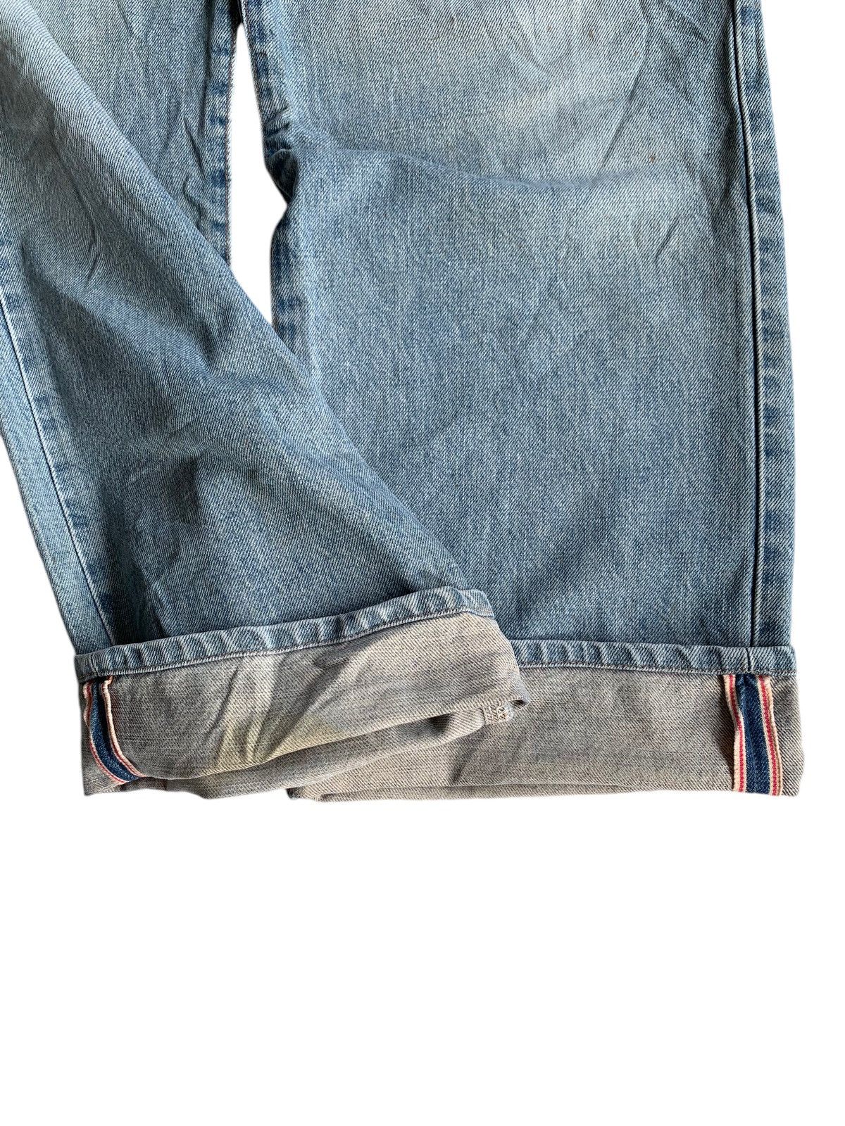 Wrangler VINTAGE WRANGLER SELVEDGE BAGGY DISTRESSED DENIM Size US 33 - 10 Thumbnail