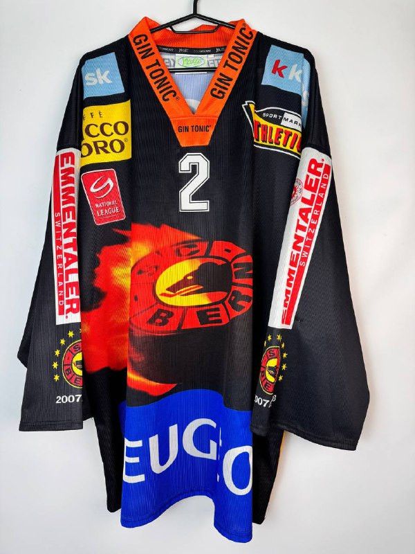 SC Bern 2007 - 2008 Switzerland Ice Hockey Beat Gerber #2