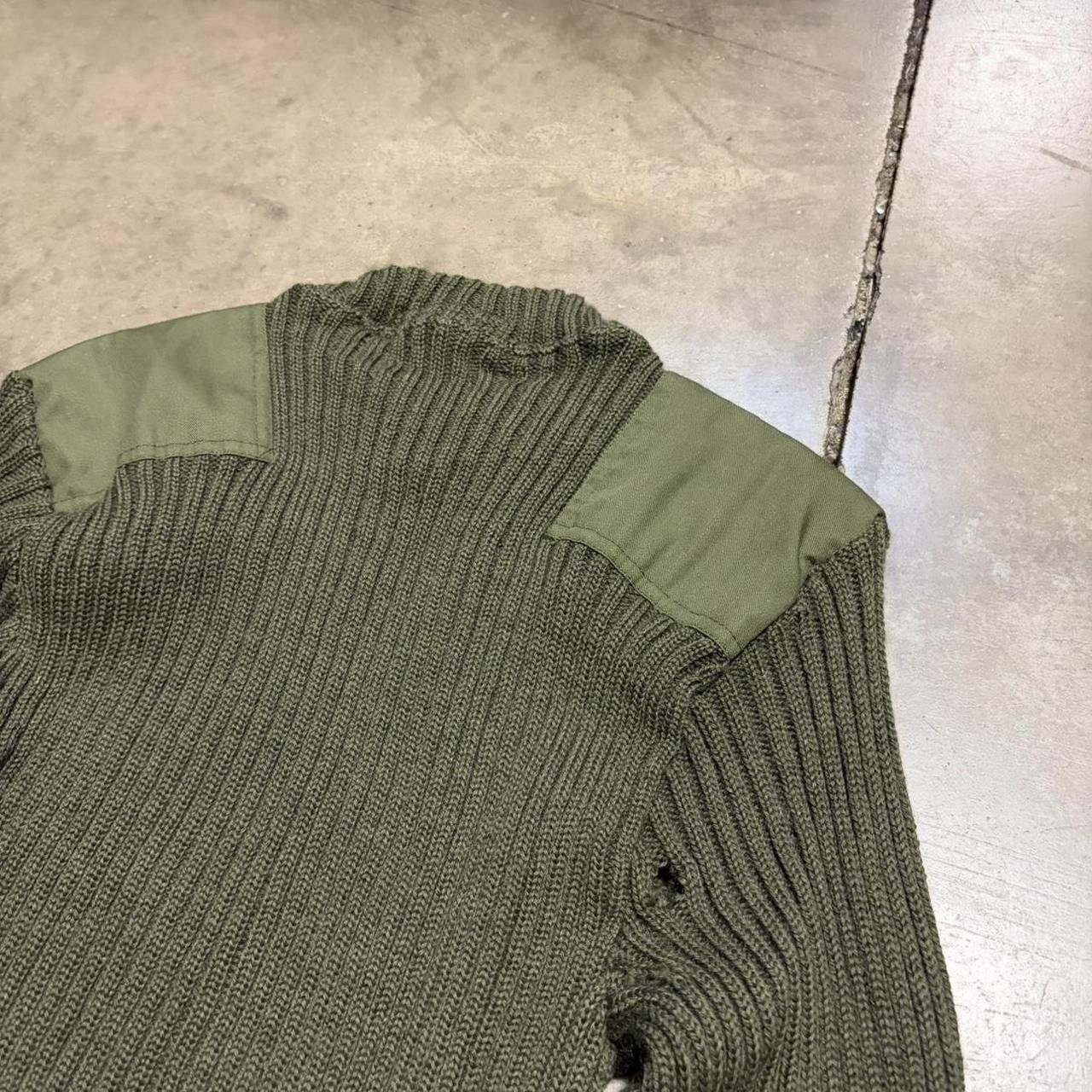 Vintage Vintage British Military Sweater Woolly Pully Ribbed Knit Size US L / EU 52-54 / 3 - 6 Thumbnail